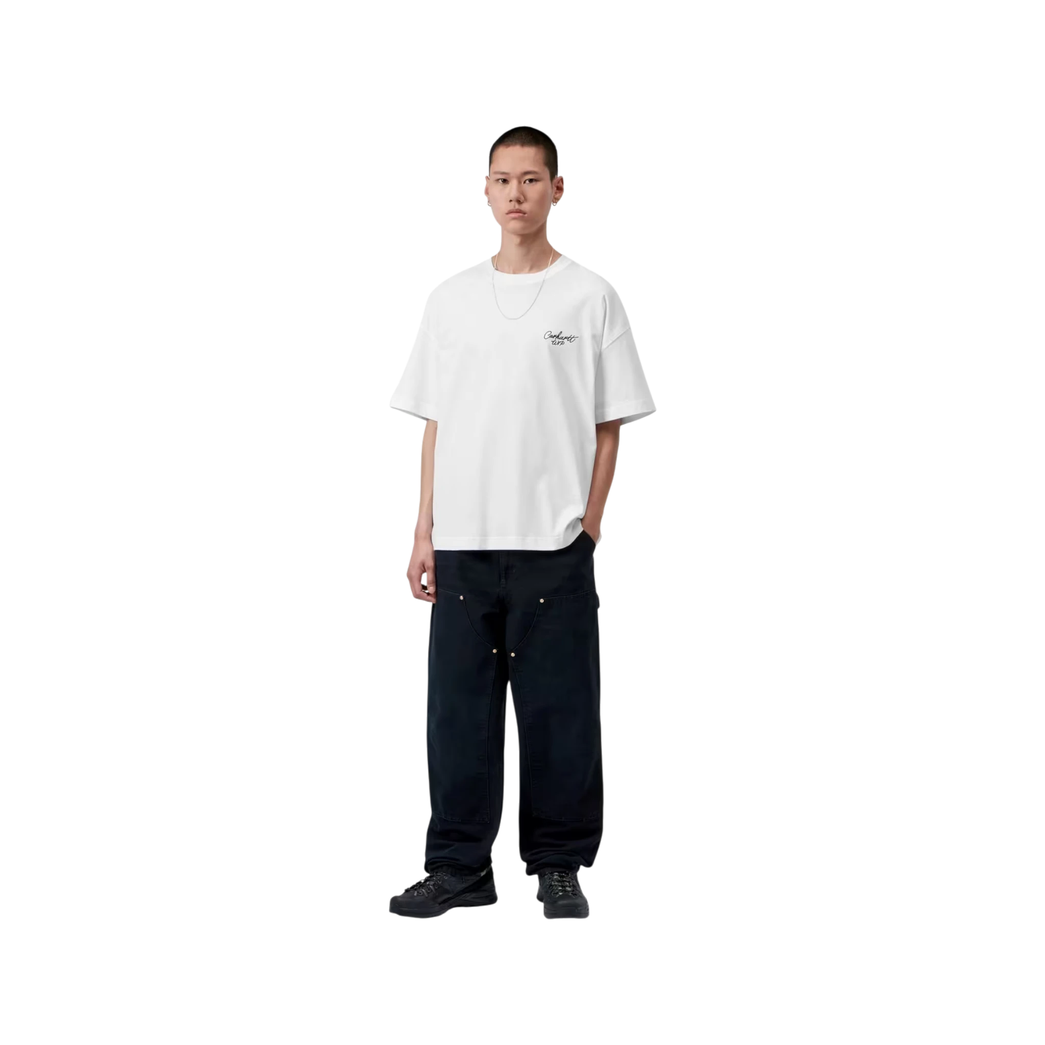 Carhartt WIP S/S Signature Script T-Shirt White