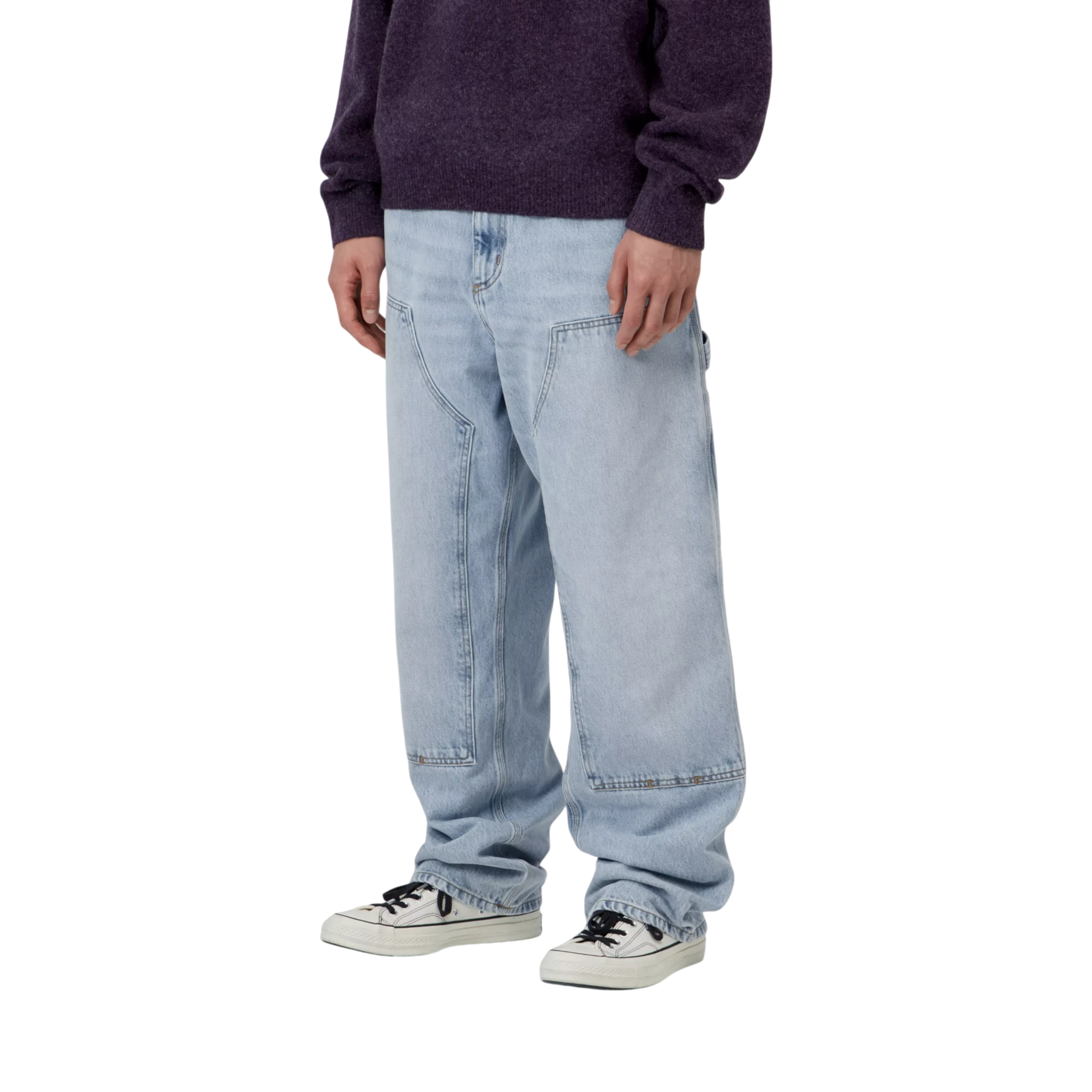 Carhartt WIP Double Knee Pant Heavy Worn Bleached