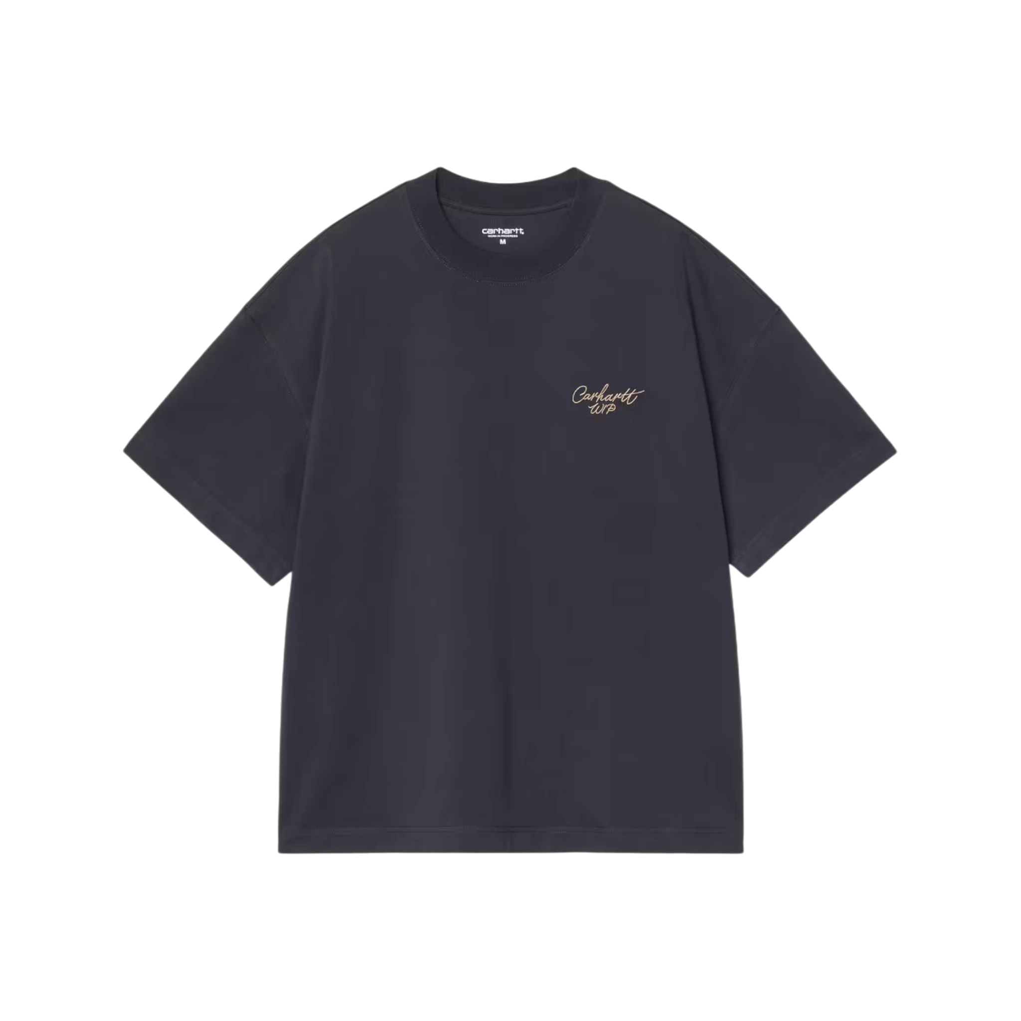 Carhartt WIP S/S Signature Script T-Shirt Dark Navy