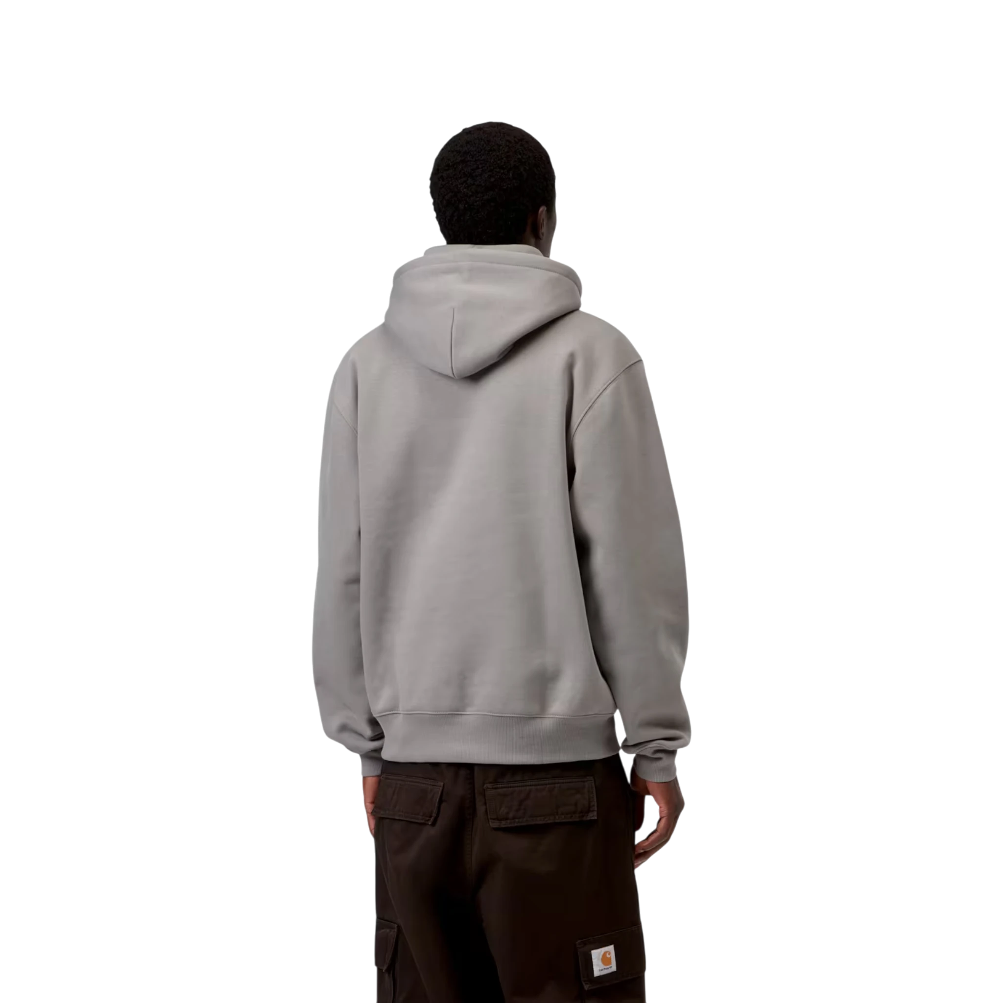Carhartt WIP Hooded Carhartt Sweatshirt Grey