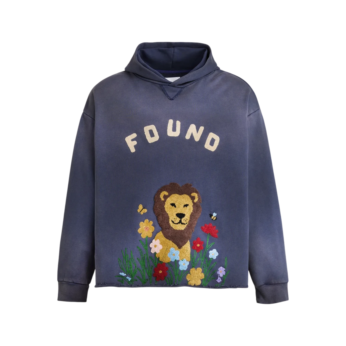 FOUND Embroidered Wildlife Hoodie