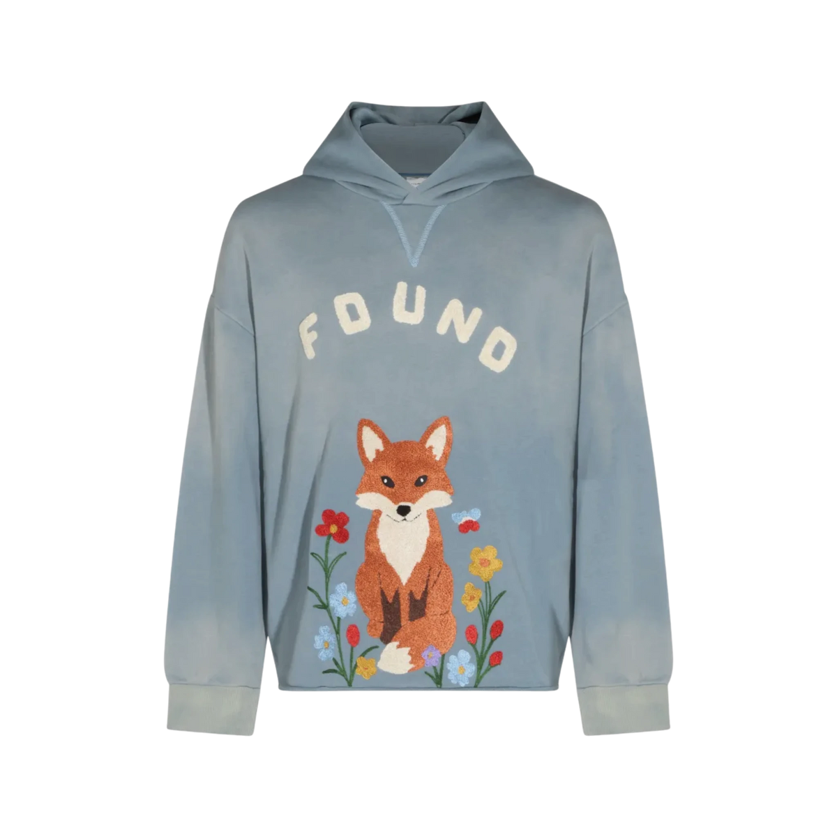 FOUND Embroidered Wildlife Hoodie