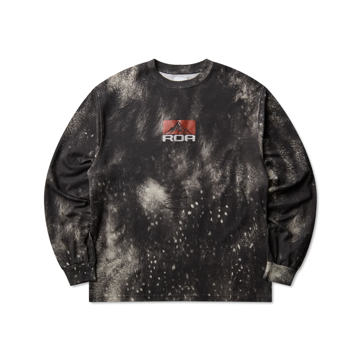 ROA Fuzzy Print Long Sleeve