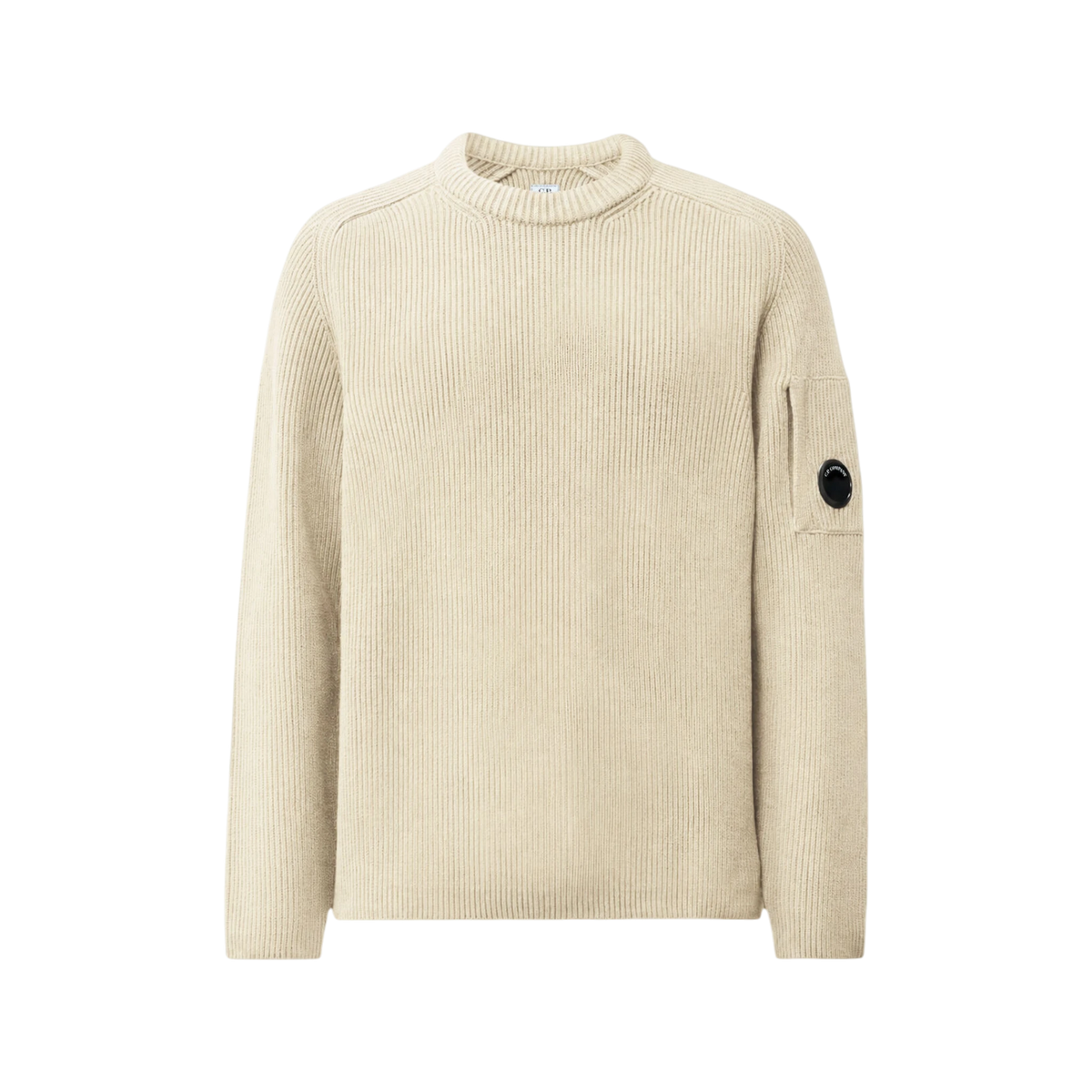 CP Company Full Rib Cotton Lens Crewneck Sweater