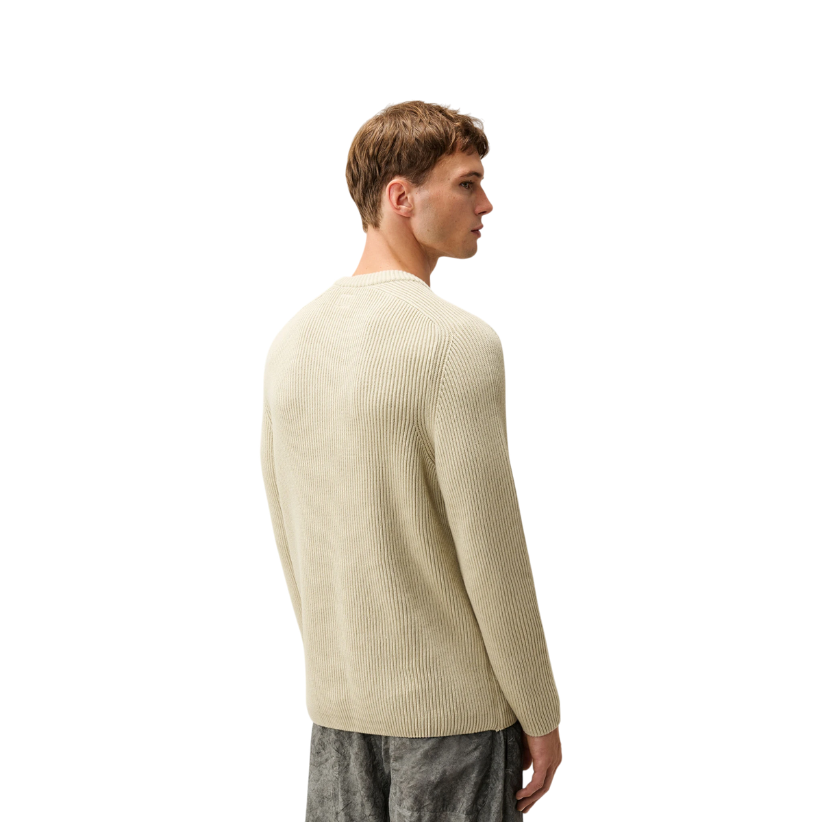 CP Company Full Rib Cotton Lens Crewneck Sweater