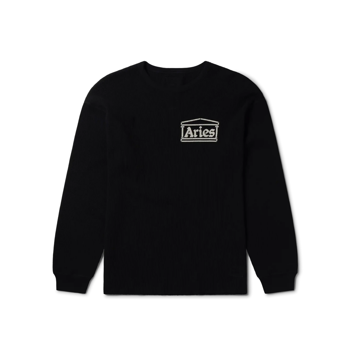 Aries Reversible Barbed Love Template Waffle Longsleeve T-Shirt