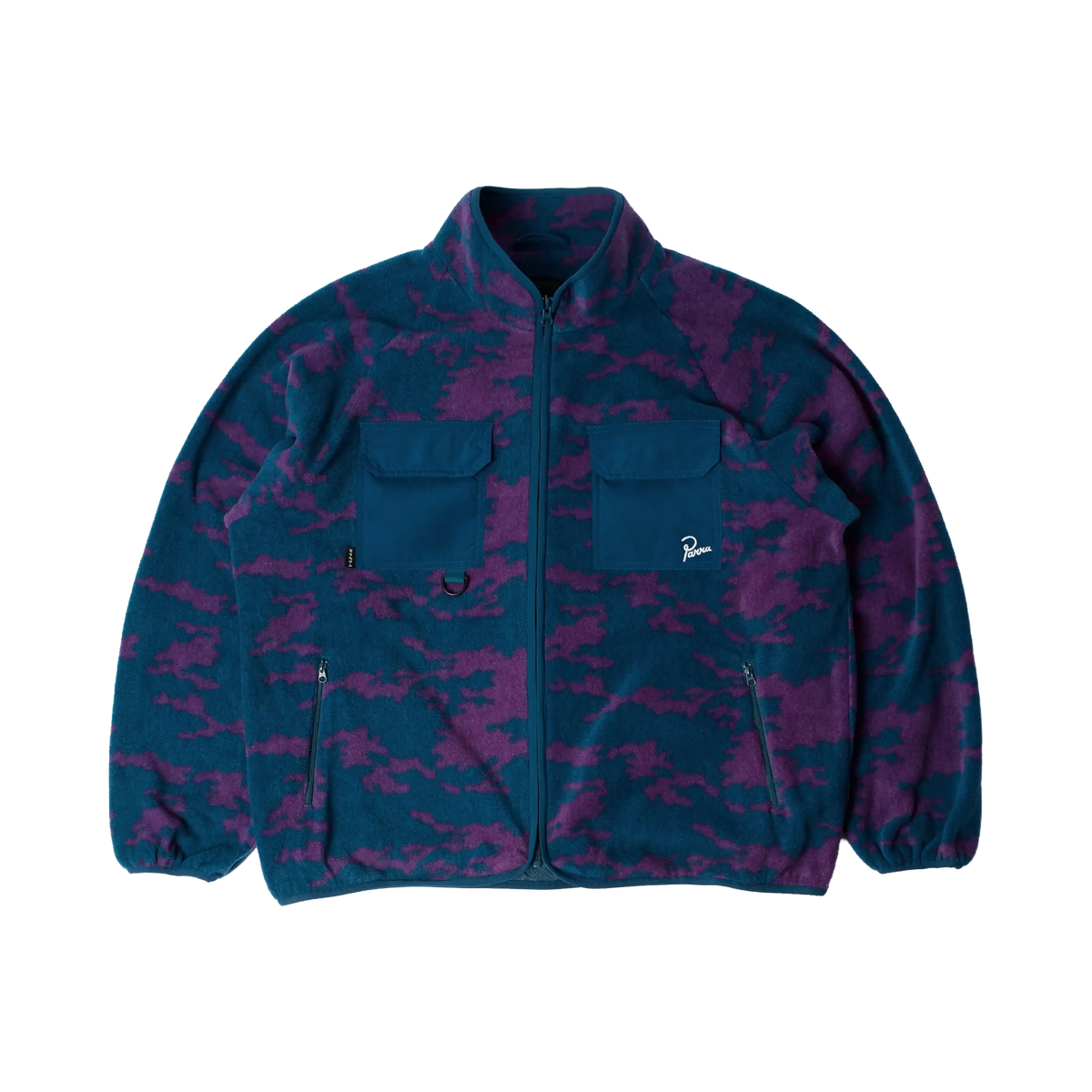 Parra Purple darwin camo fleece