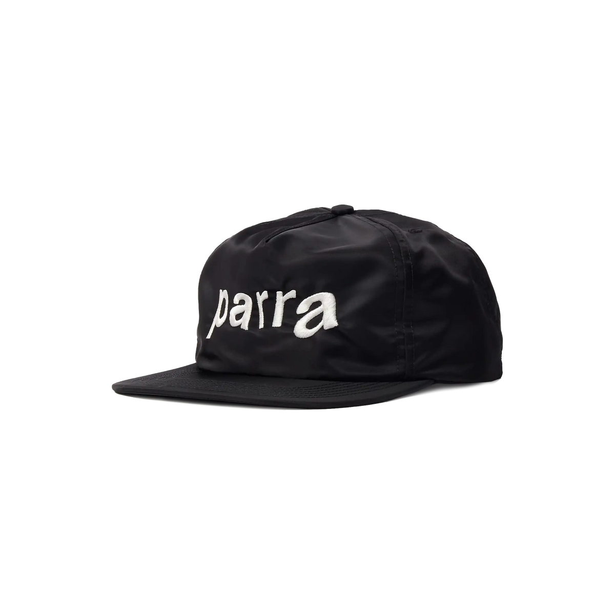 Parra Distorted 90s memory 5 panel hat Black