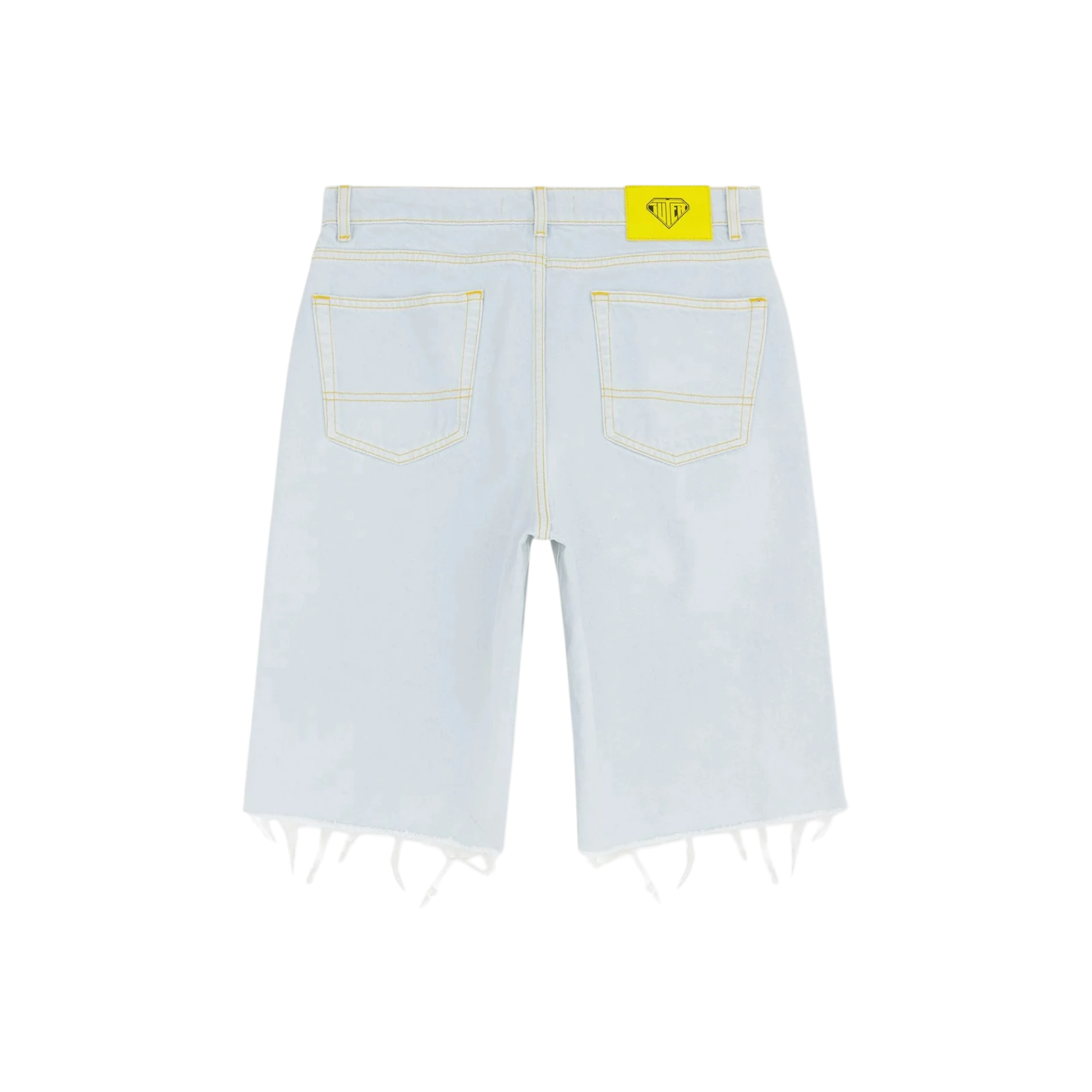Iuter Fringed Baggy Denim Shorts
