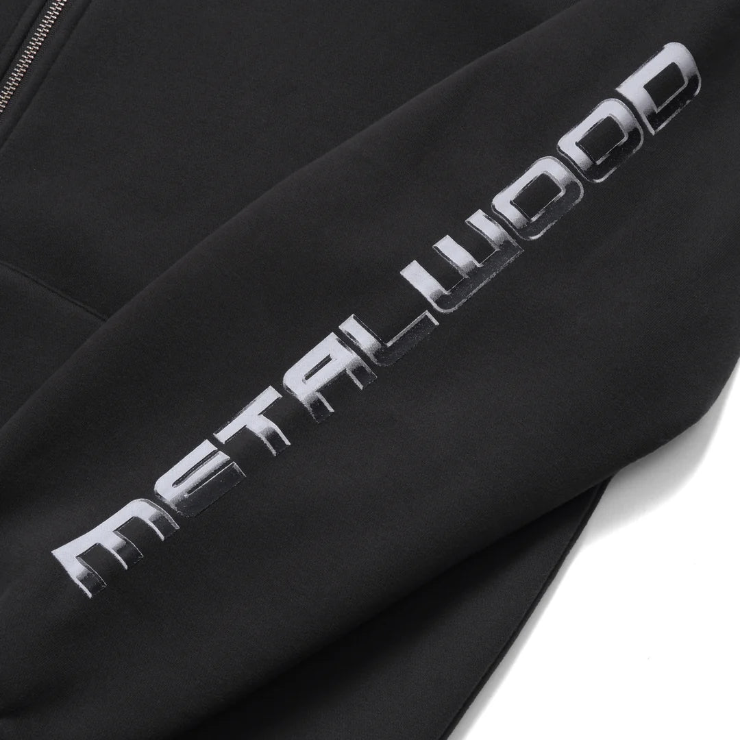 Metalwood Moto Zip Hood Swetashirt