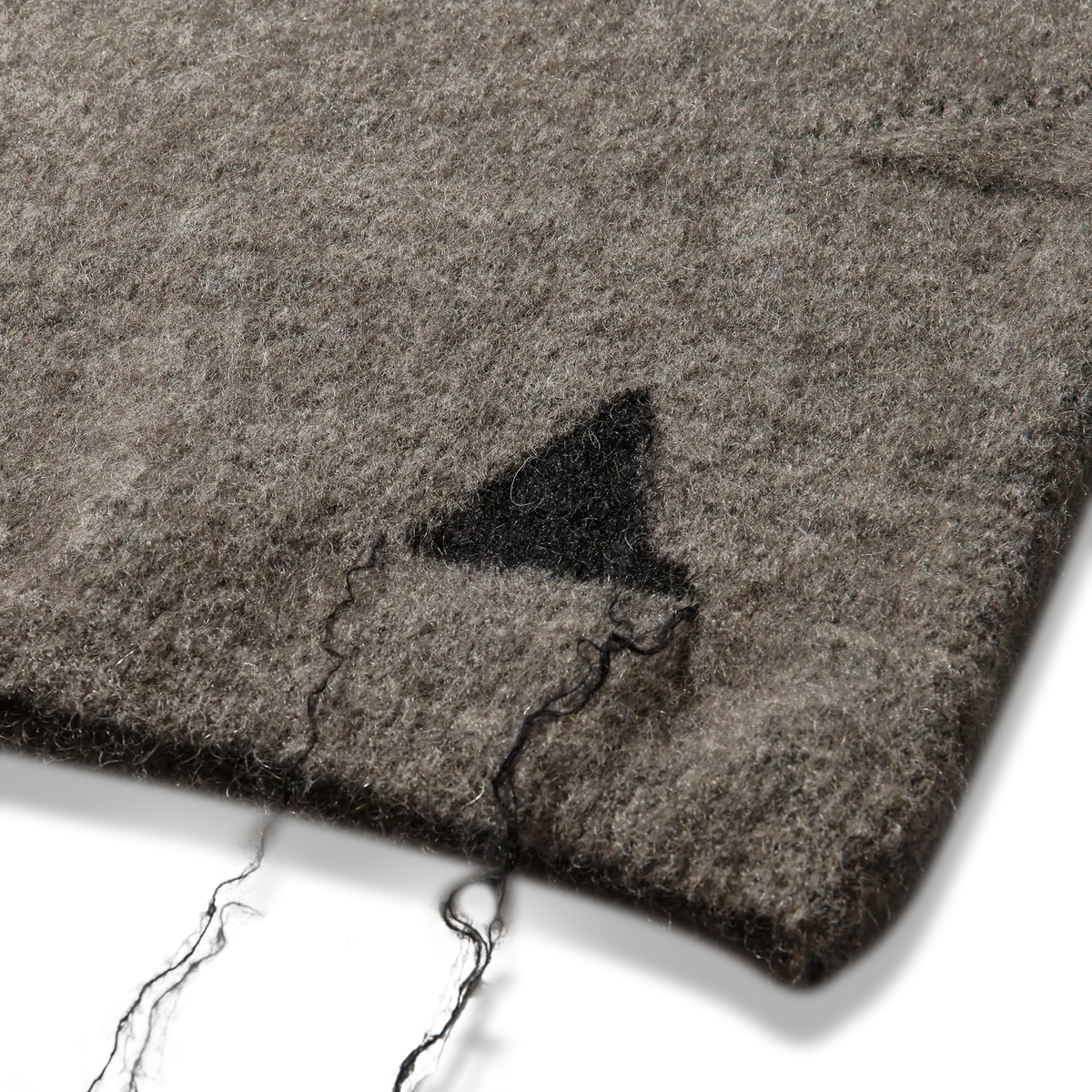 ROA Dropstitch Mohair Knit Crewneck