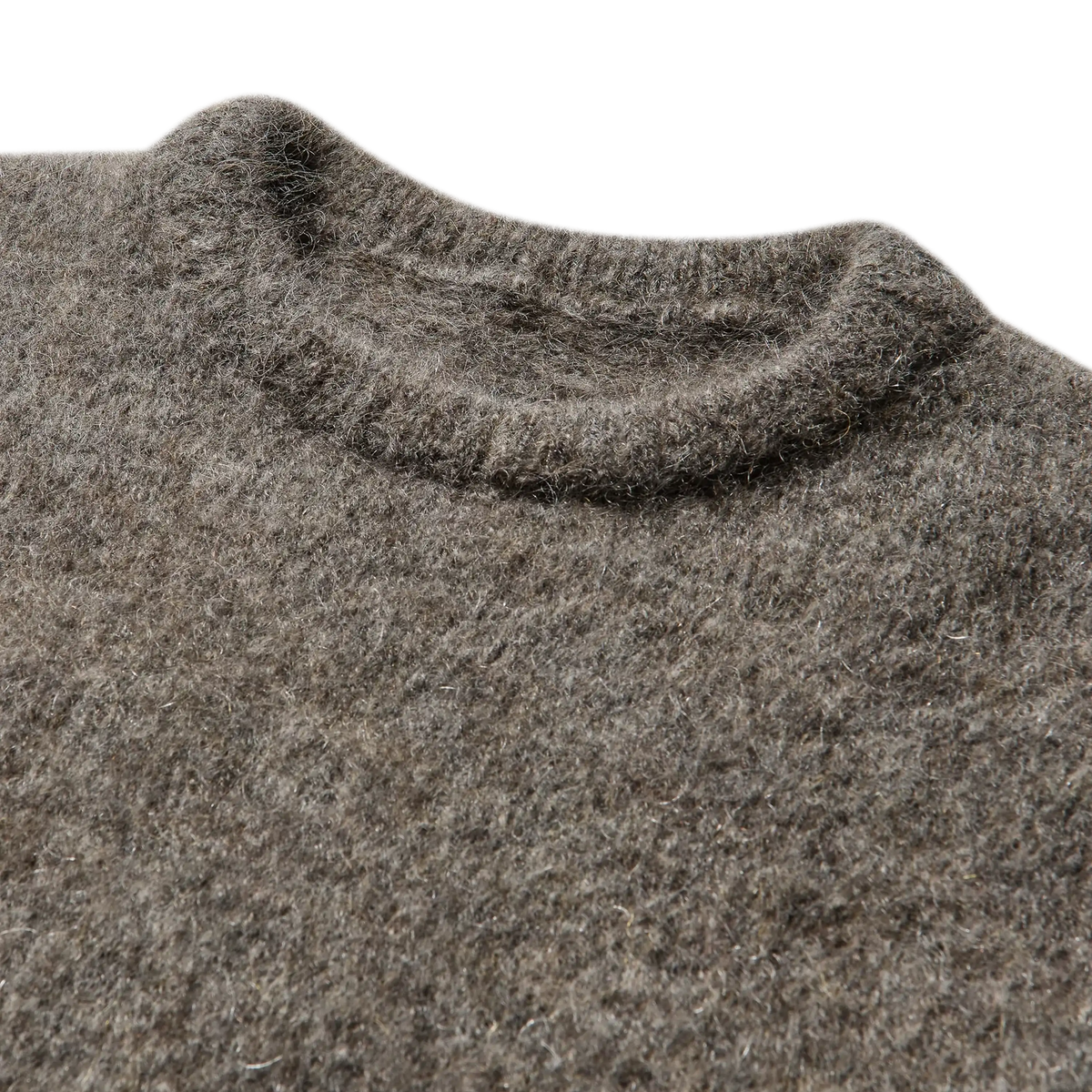 ROA Dropstitch Mohair Knit Crewneck