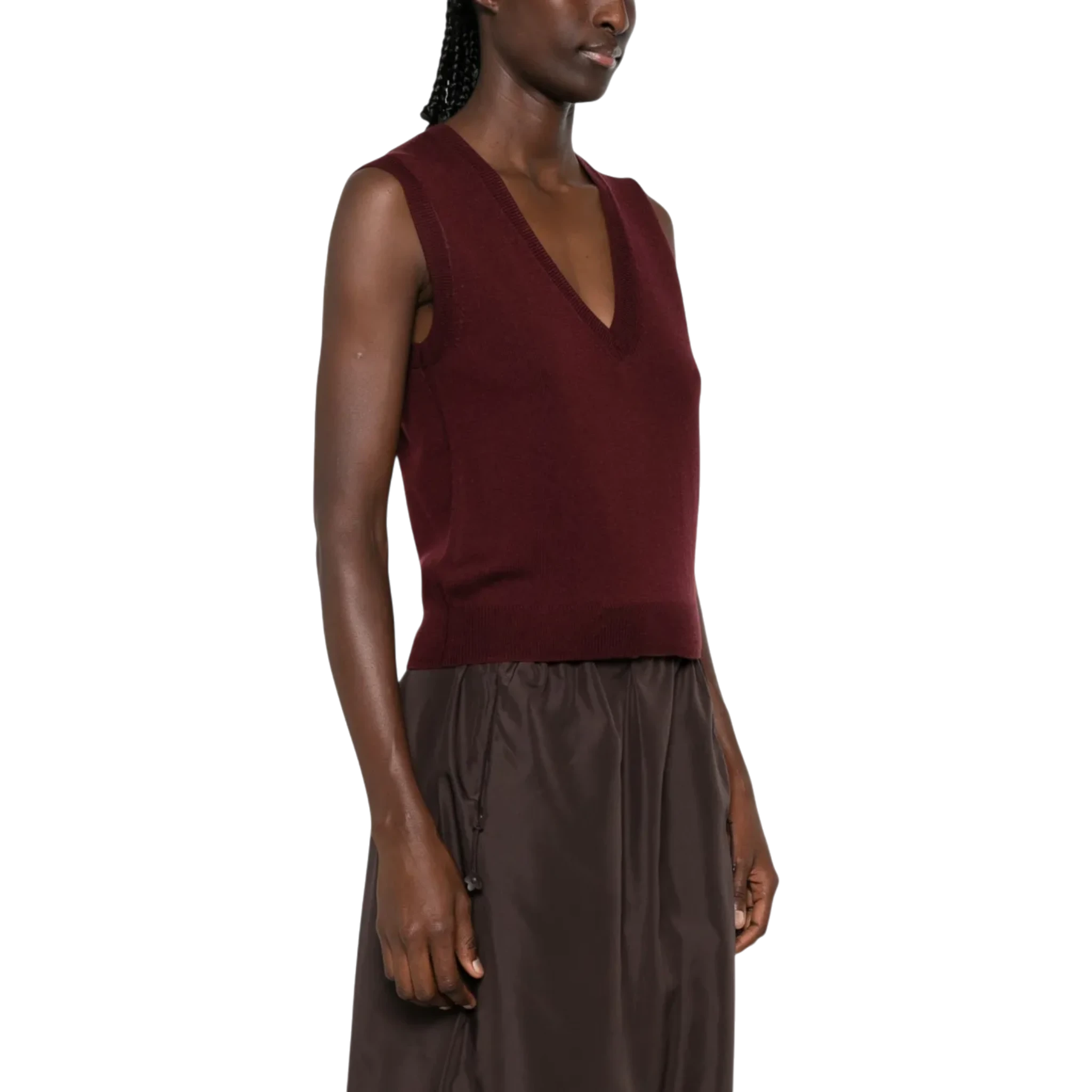 A.P.C. Gilet Esther Bordeaux