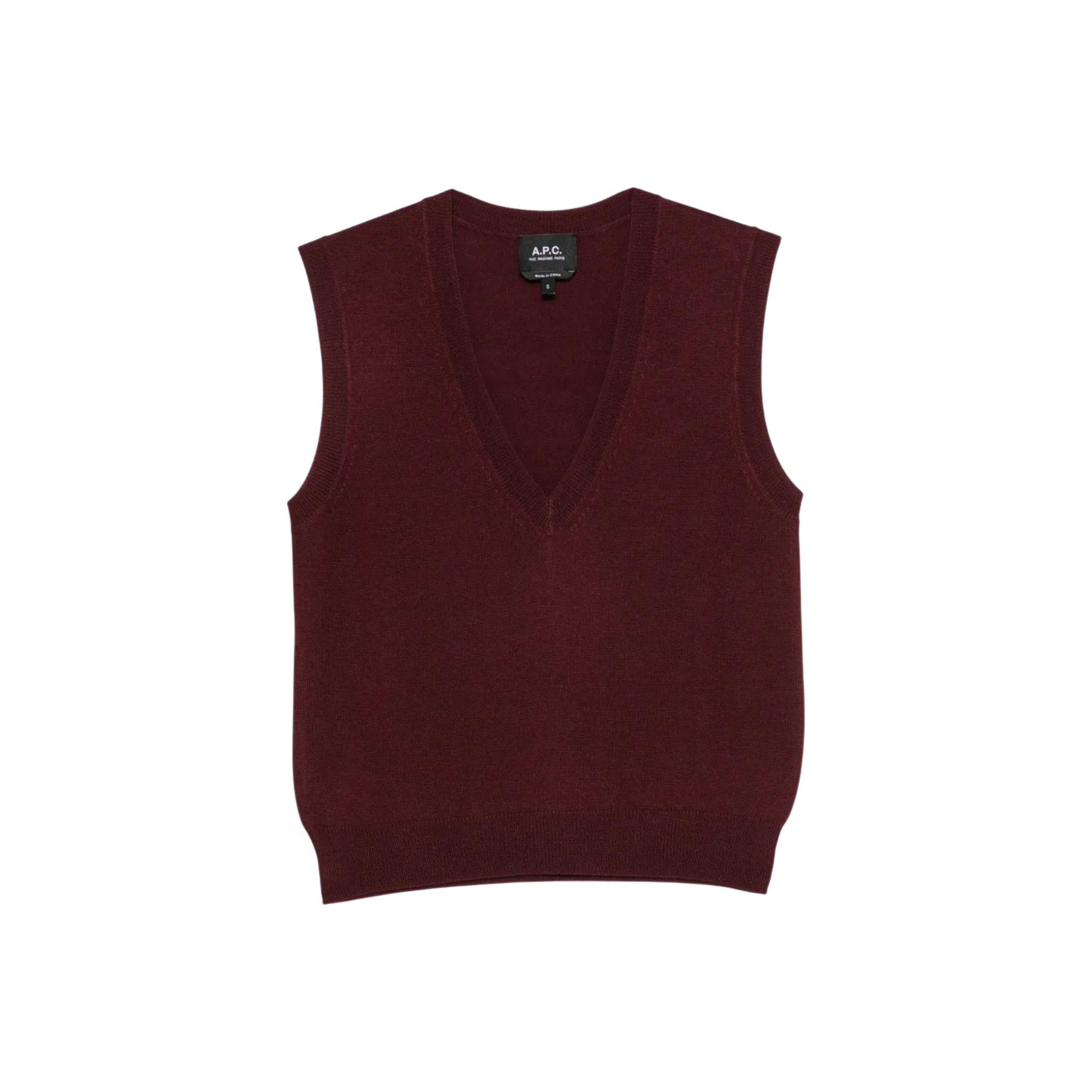 A.P.C. Gilet Esther Bordeaux