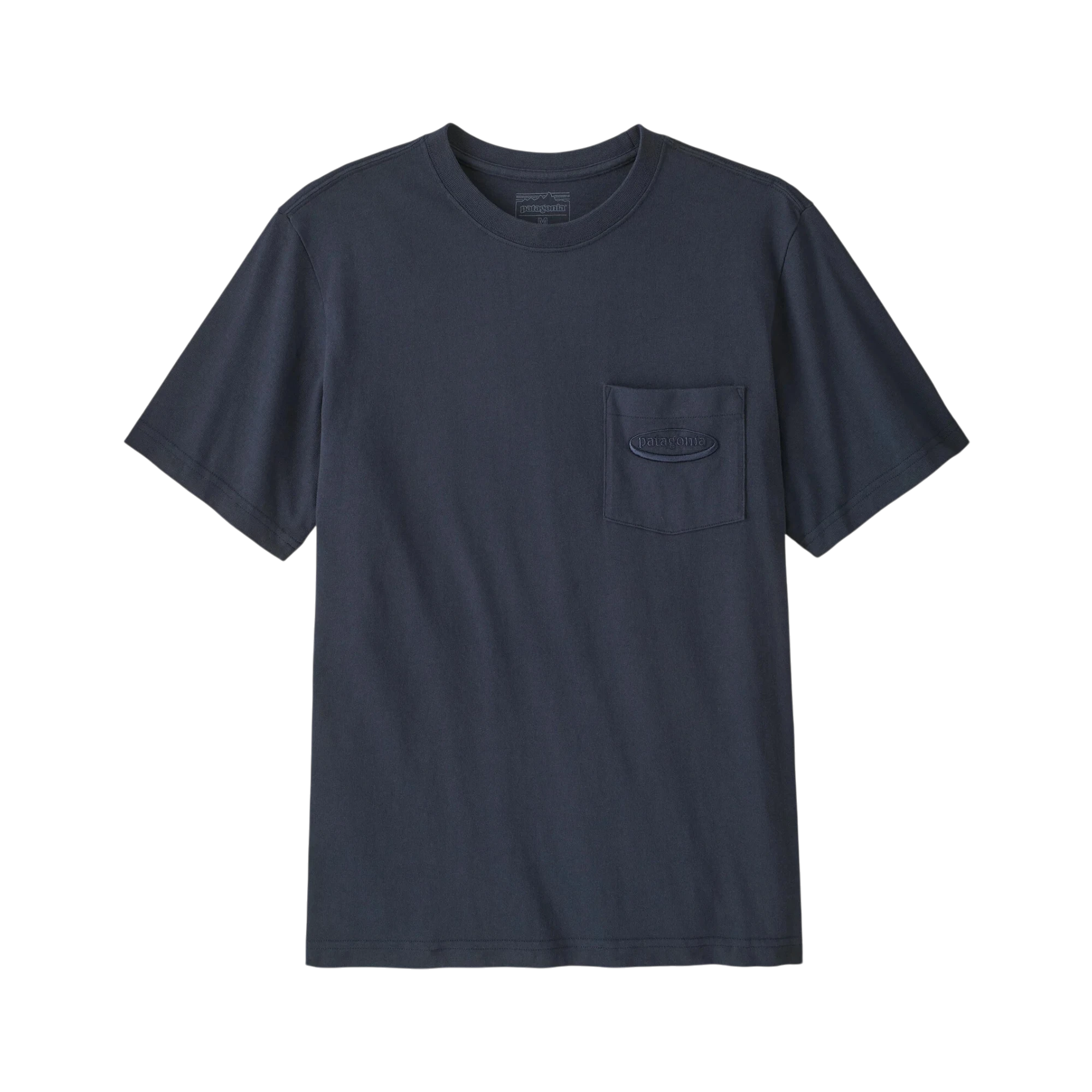 Patagonia Men's Midweight '95 Oval Logo Pocket Tee New Navy