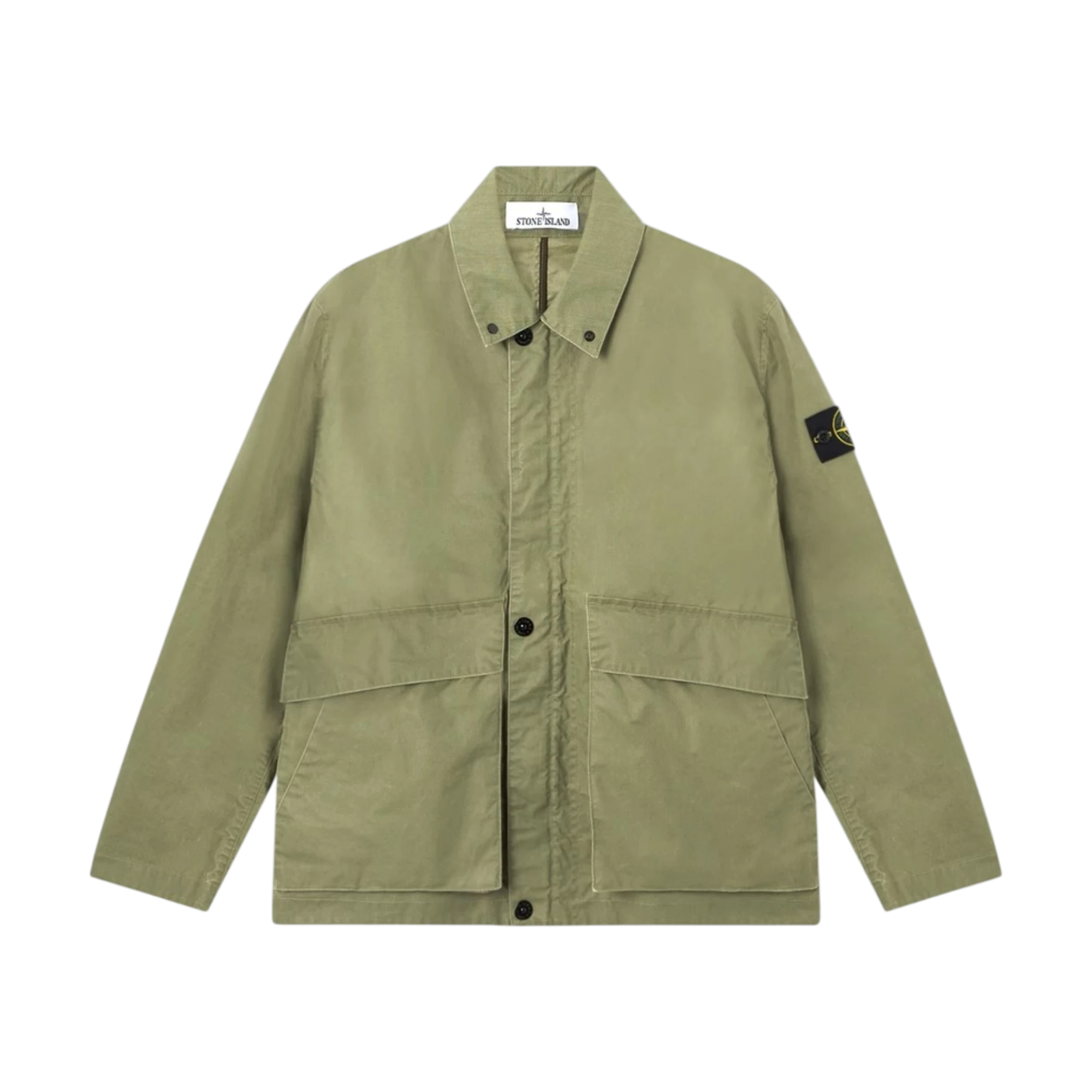 Stone Island 4100054 Waxed Pigment Cotton Tela