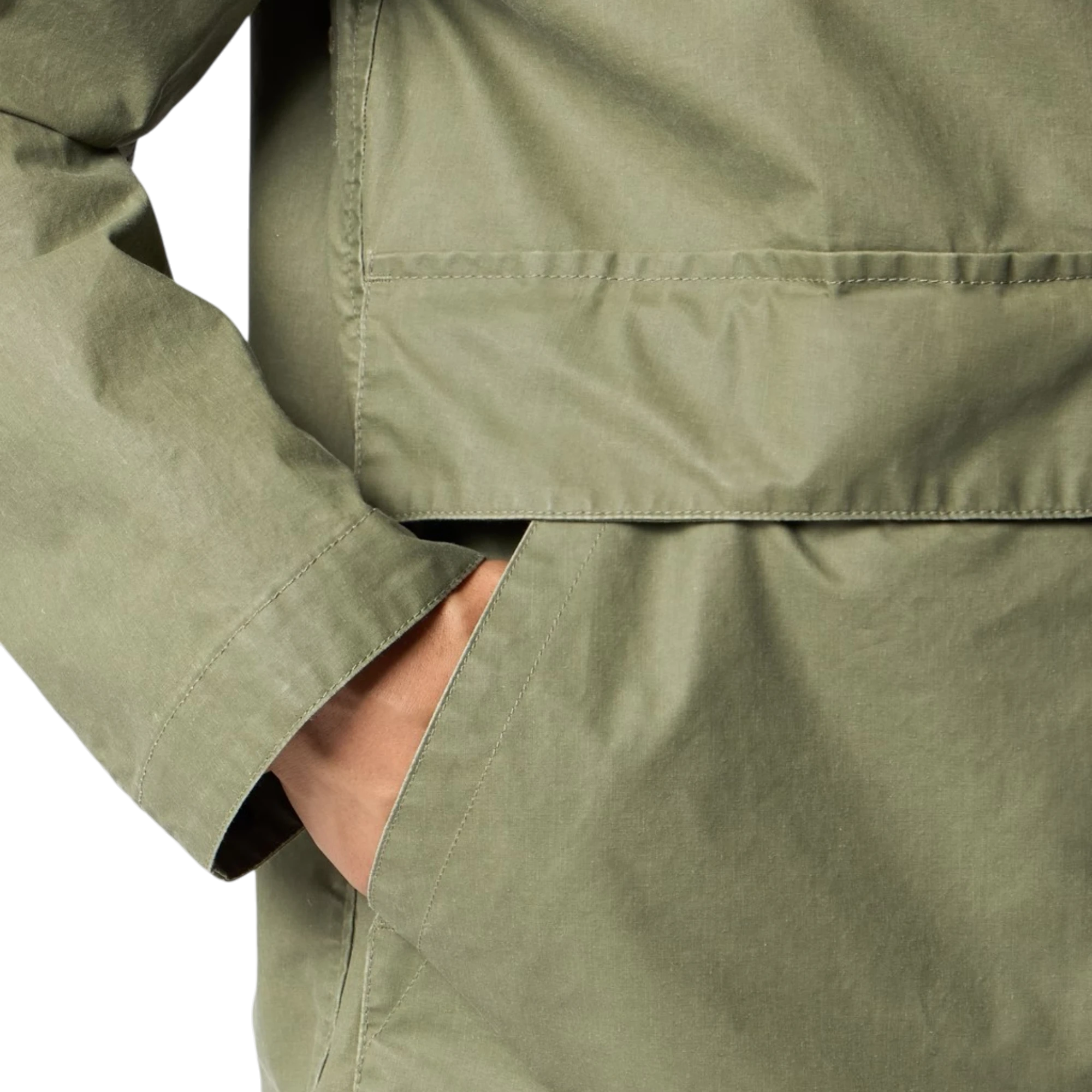 Stone Island 4100054 Waxed Pigment Cotton Tela