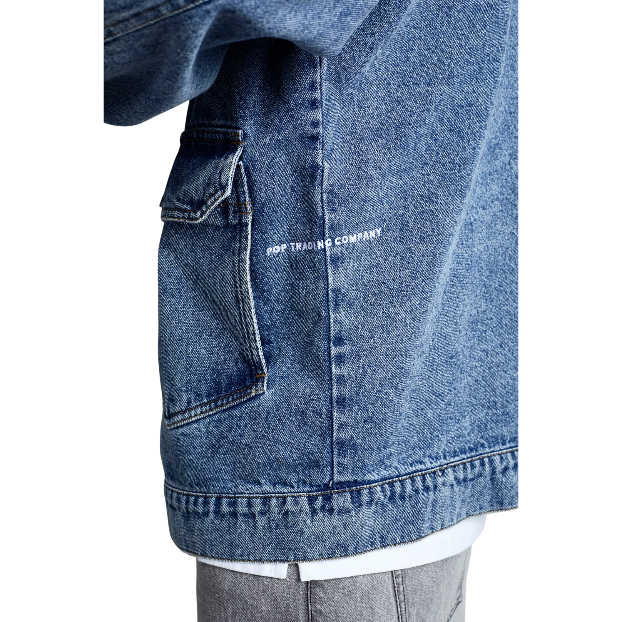 POP Trading co. DRS Denim Jacket Stonewashed