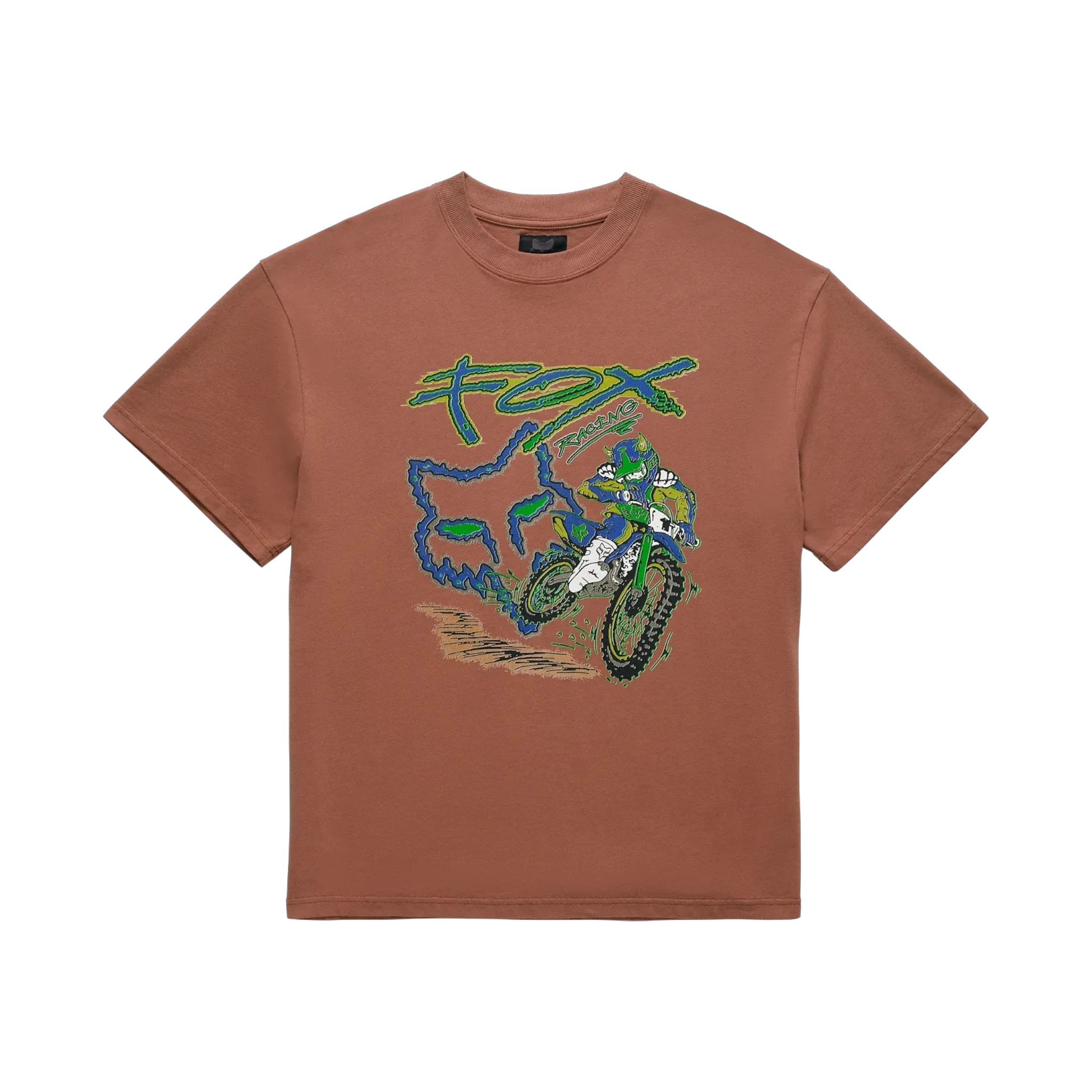 Fox Lab Racing T-shirt Marrone