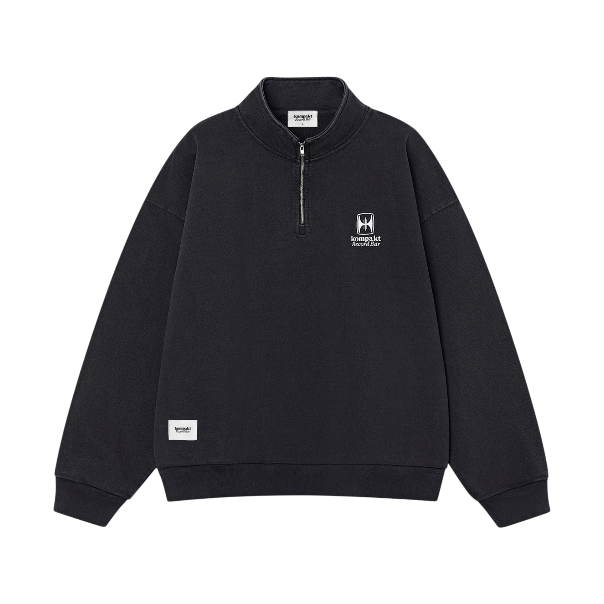 Kompakt Washed Embroidered Half Zip