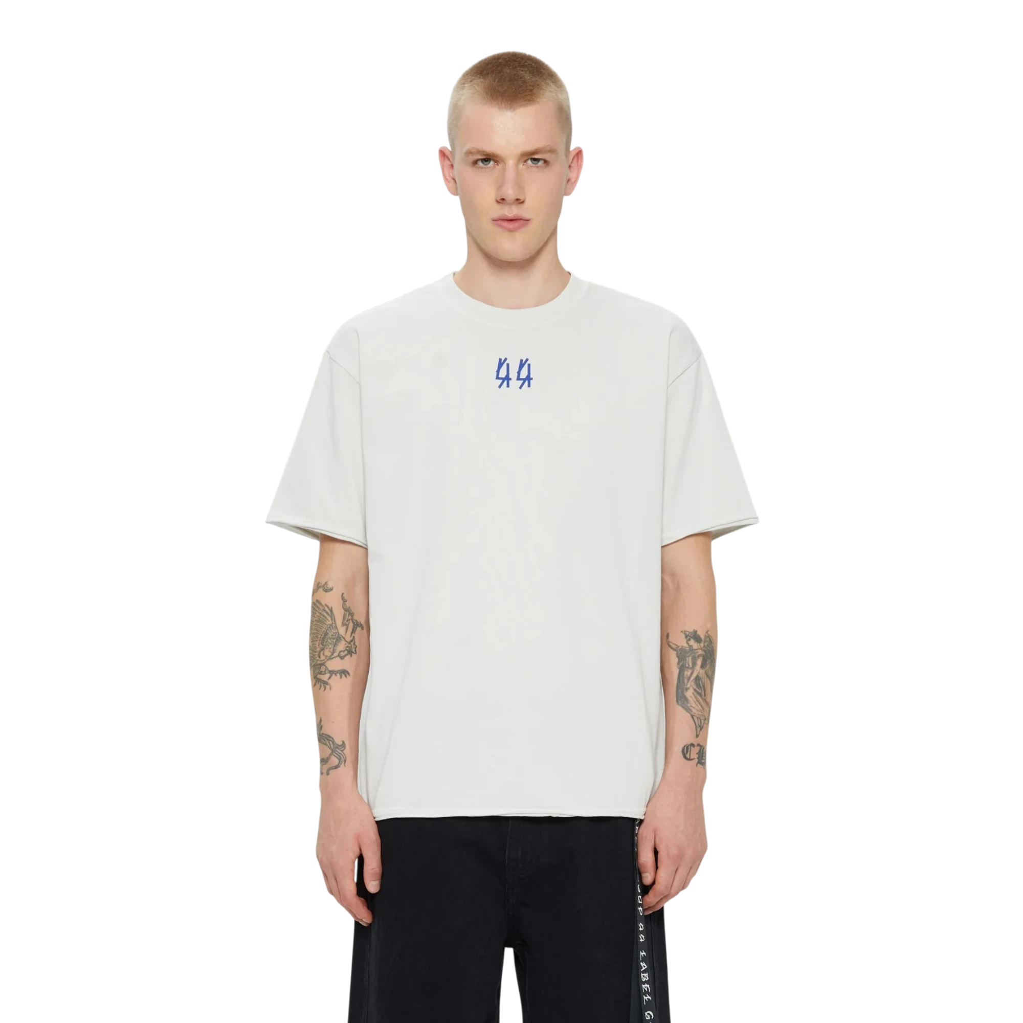 44 Label Group Stamp Tee White