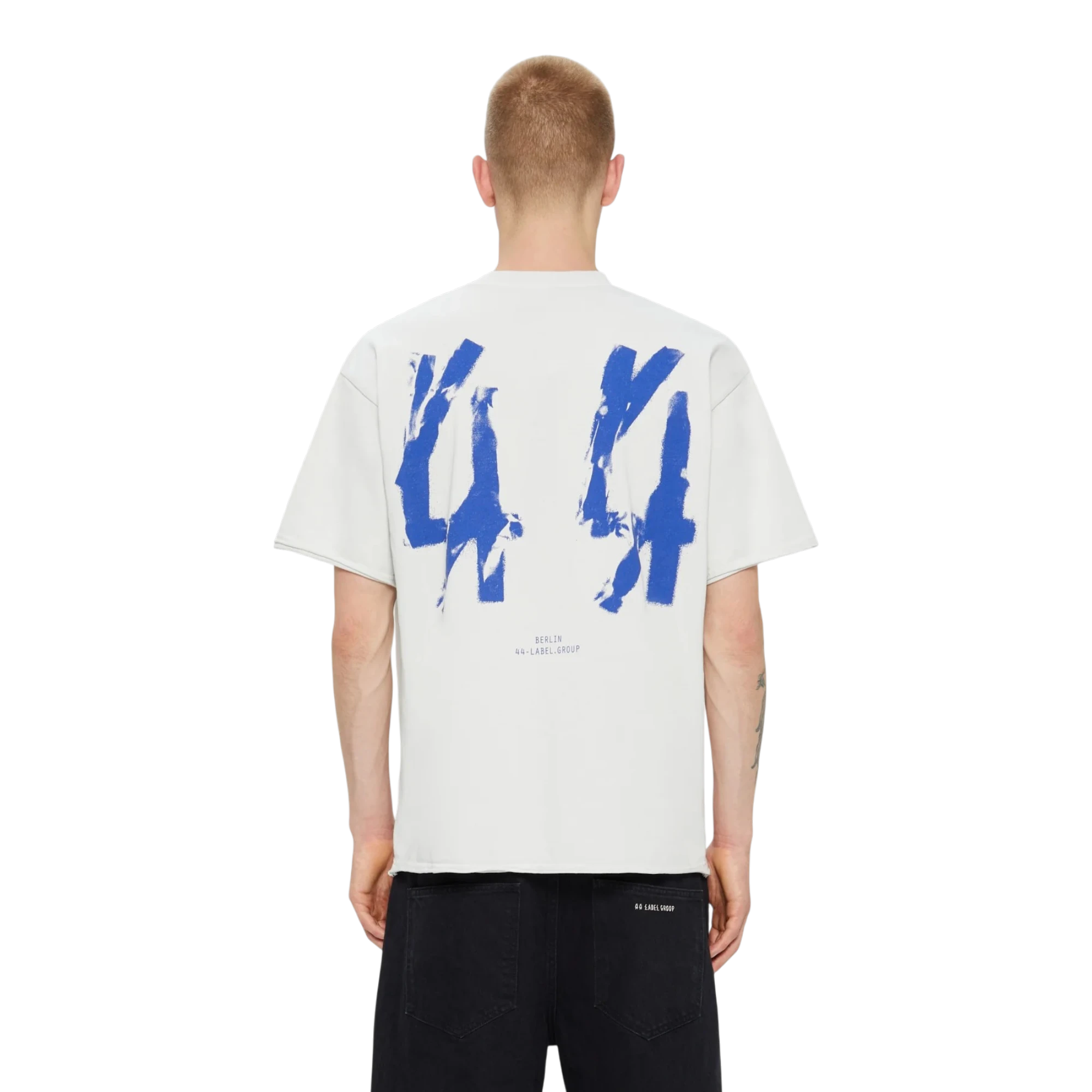 44 Label Group Stamp Tee White