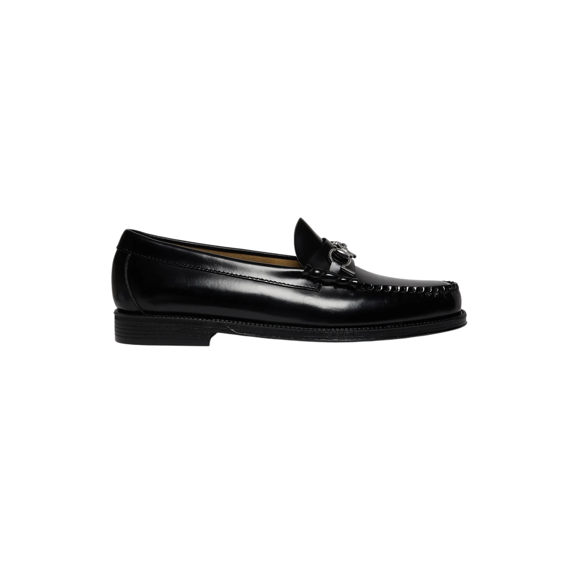 G.H.BASS & POP Trading co. Easy Weejuns Lincoln Loafers Black Leather