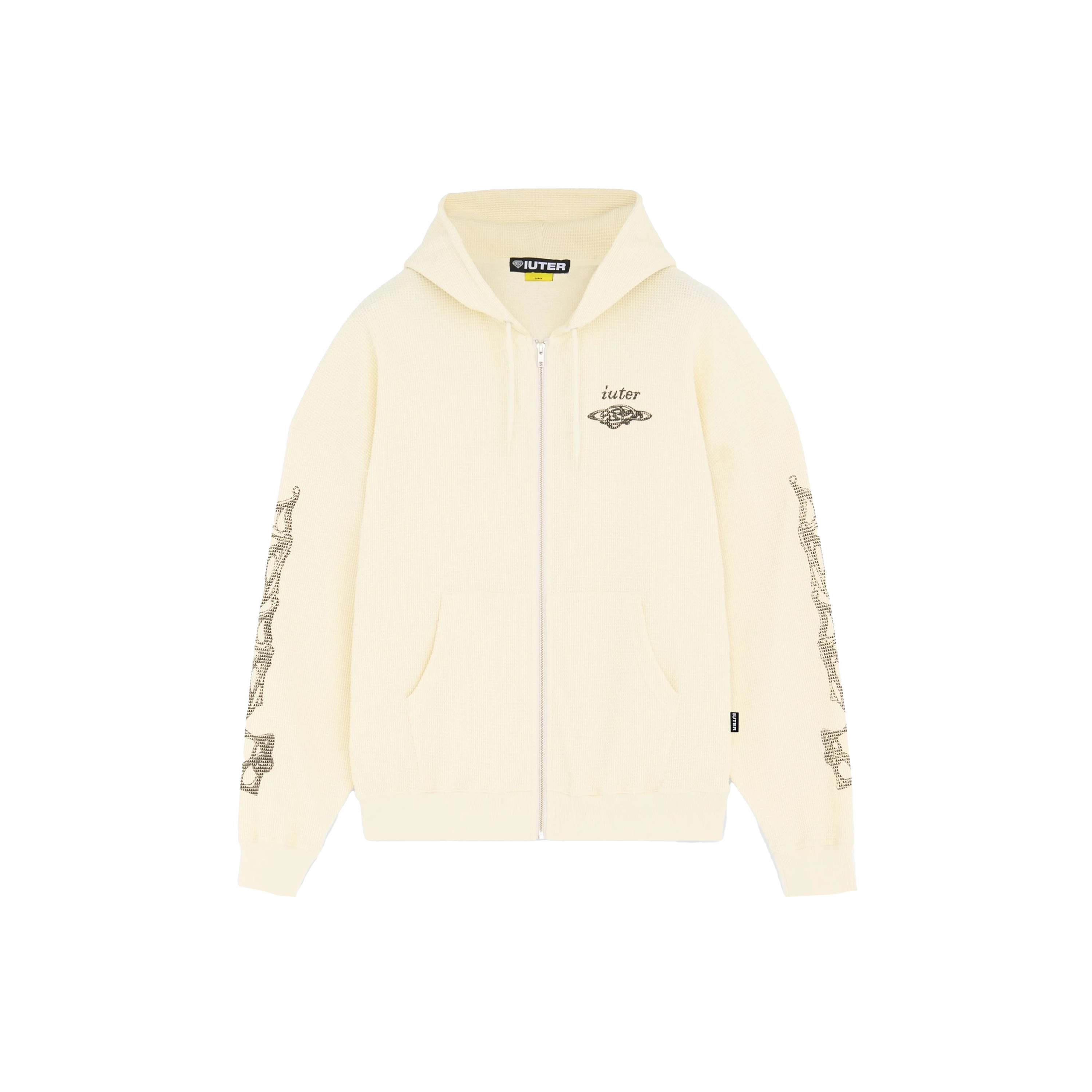 Iuter Bijoux Waffle Zip Hoodie