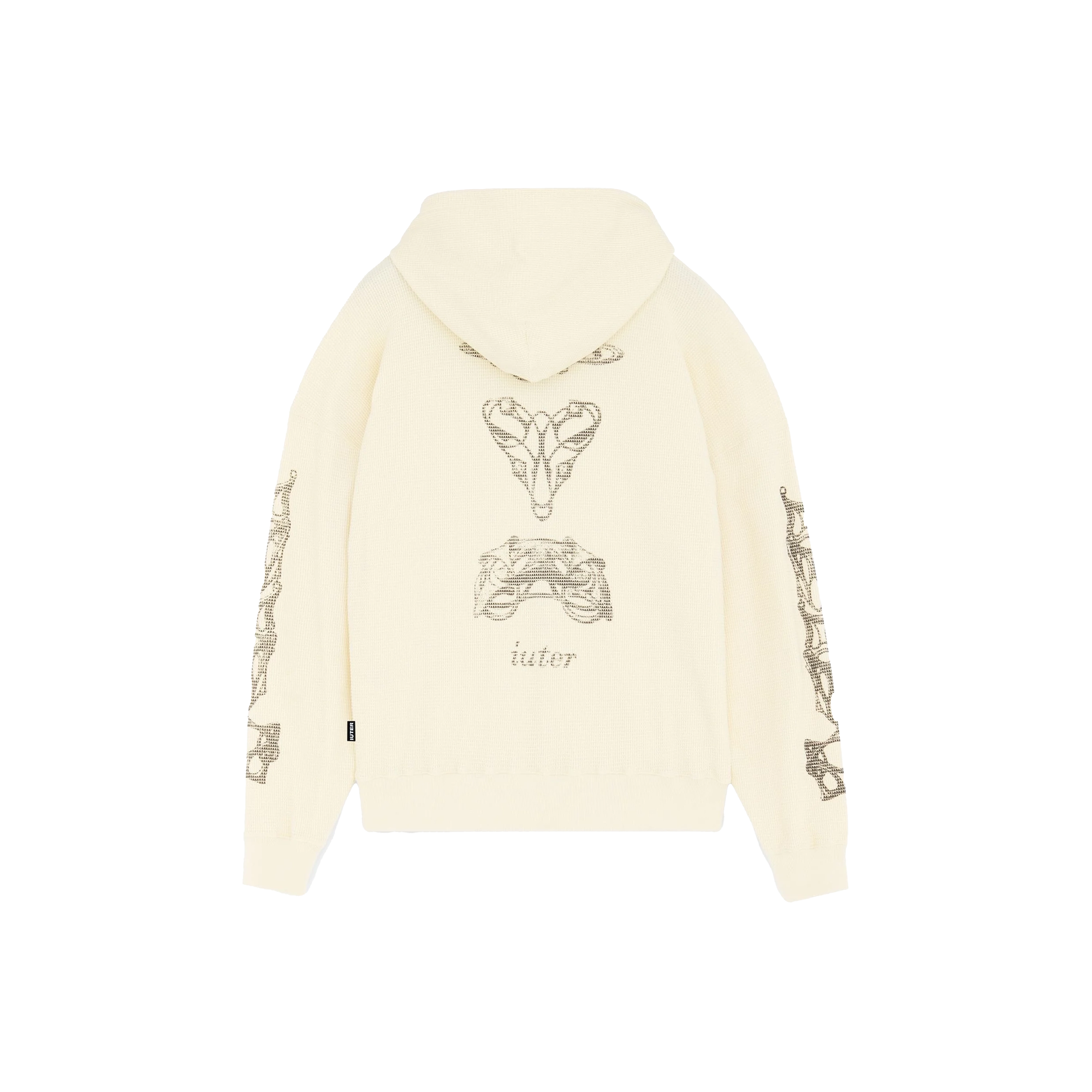 Iuter Bijoux Waffle Zip Hoodie