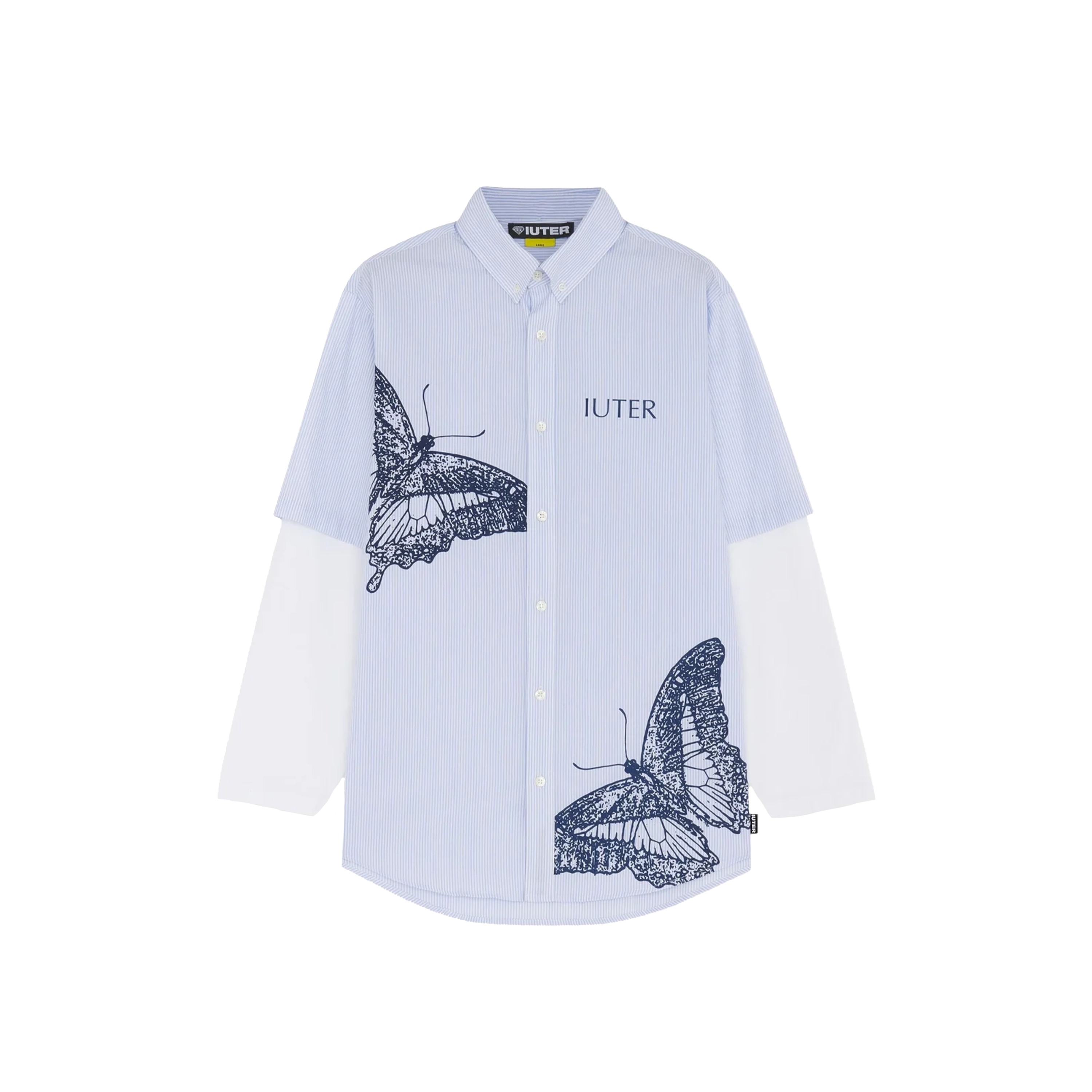 Iuter Butterfly Stripes Shirt