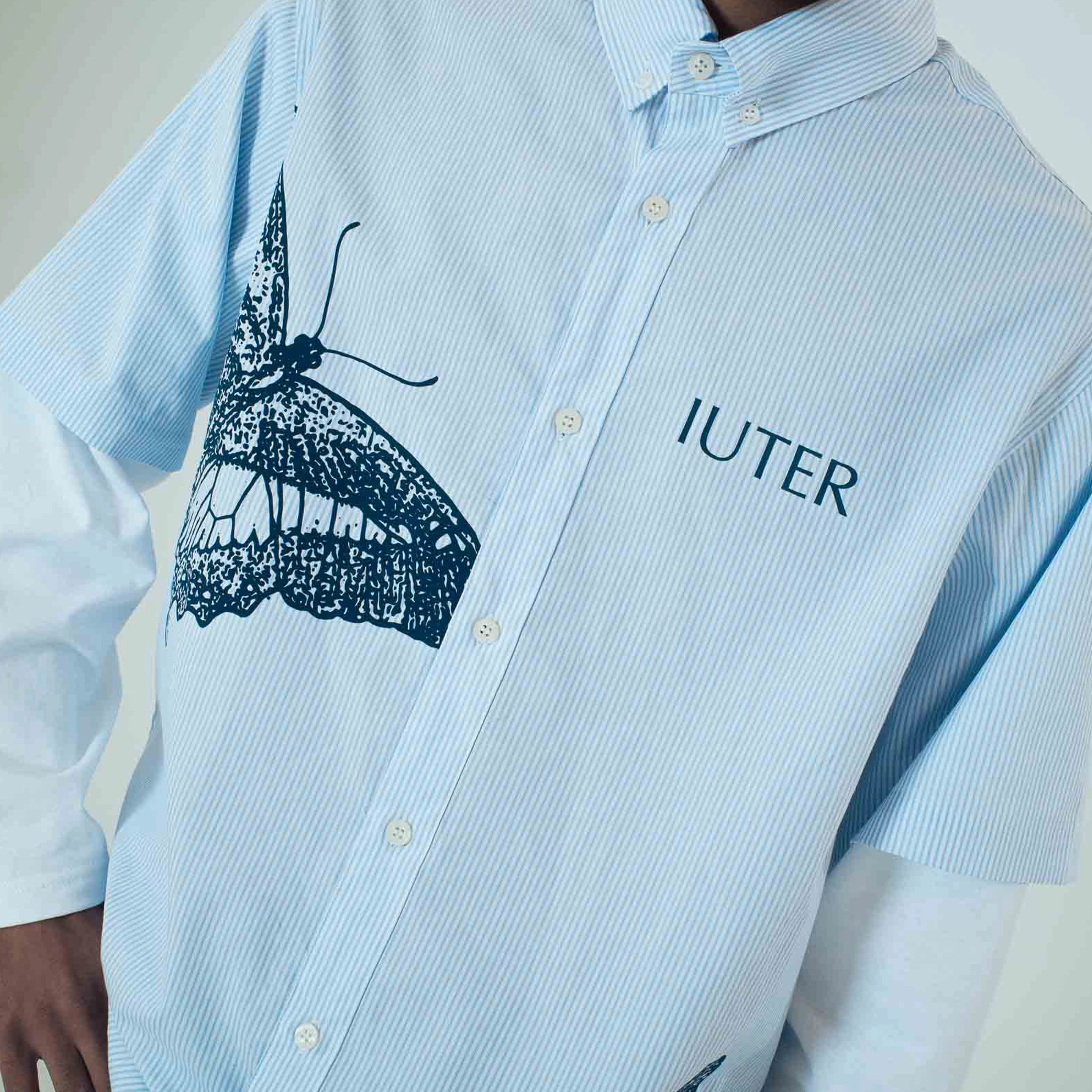 Iuter Butterfly Stripes Shirt