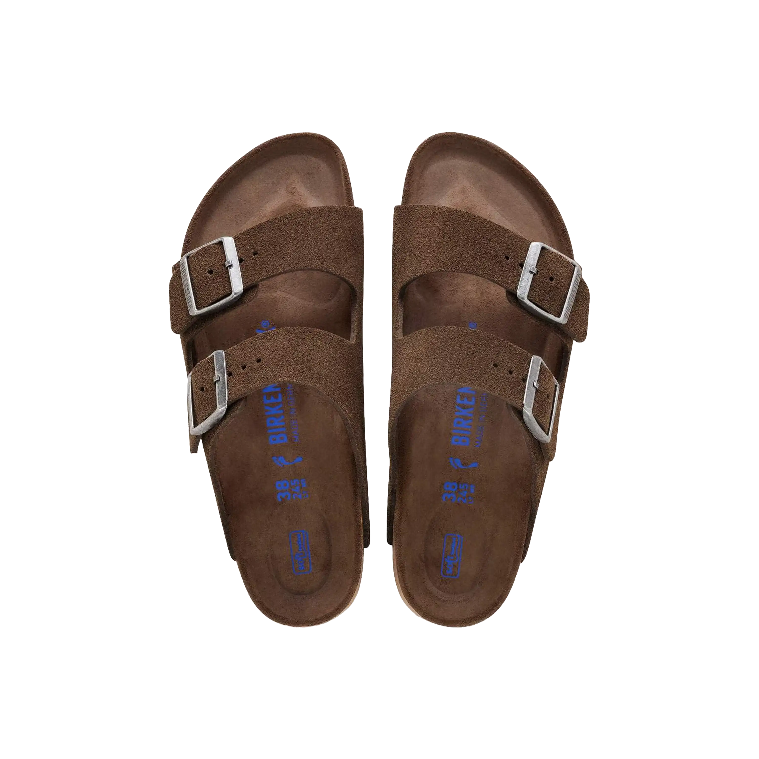 Birkenstock Arizona Leather Suede Carafe Tonal