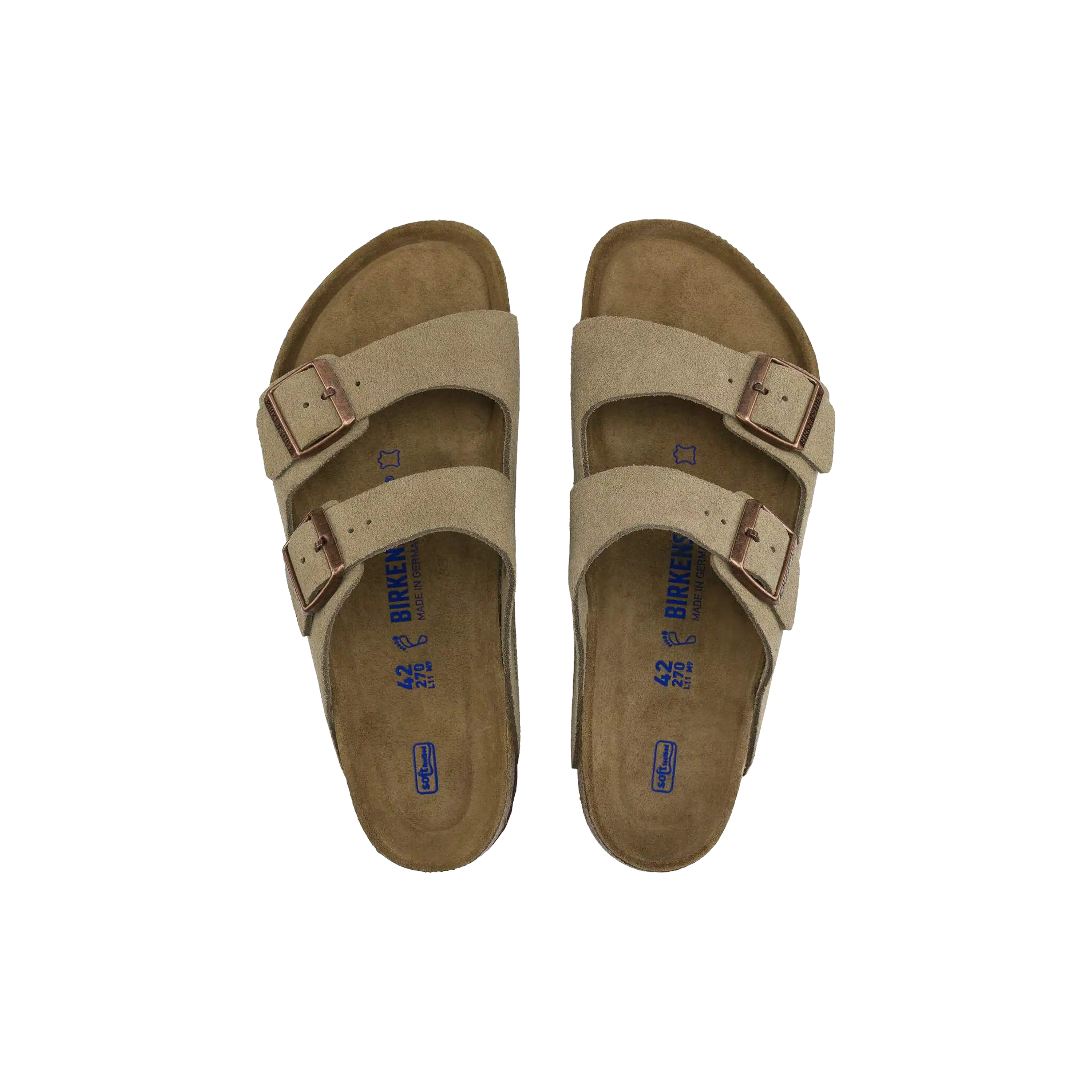 Birkenstock Arizona Leather Suede Taupe