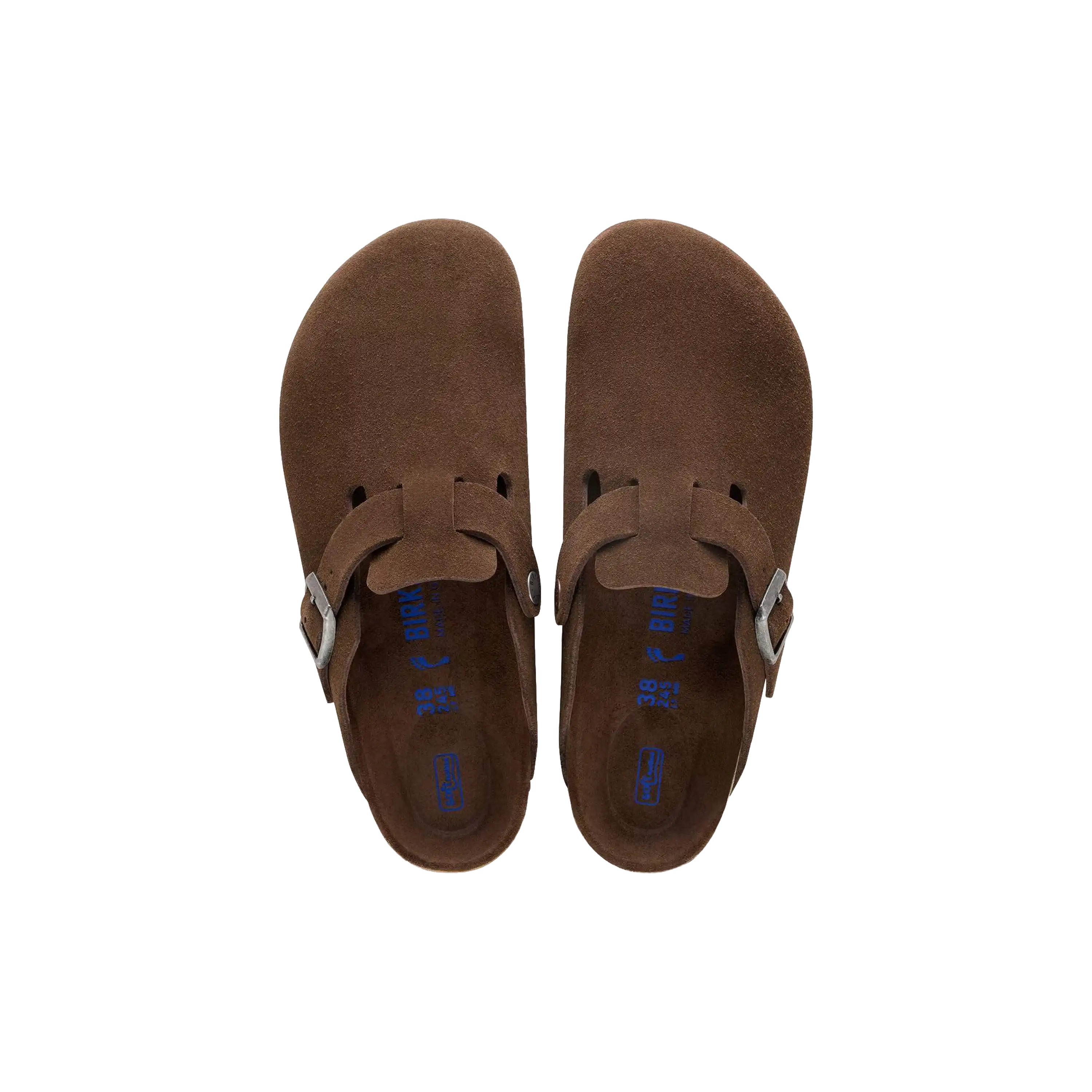 Birkenstock Boston Leather Suede Carafe Tonal