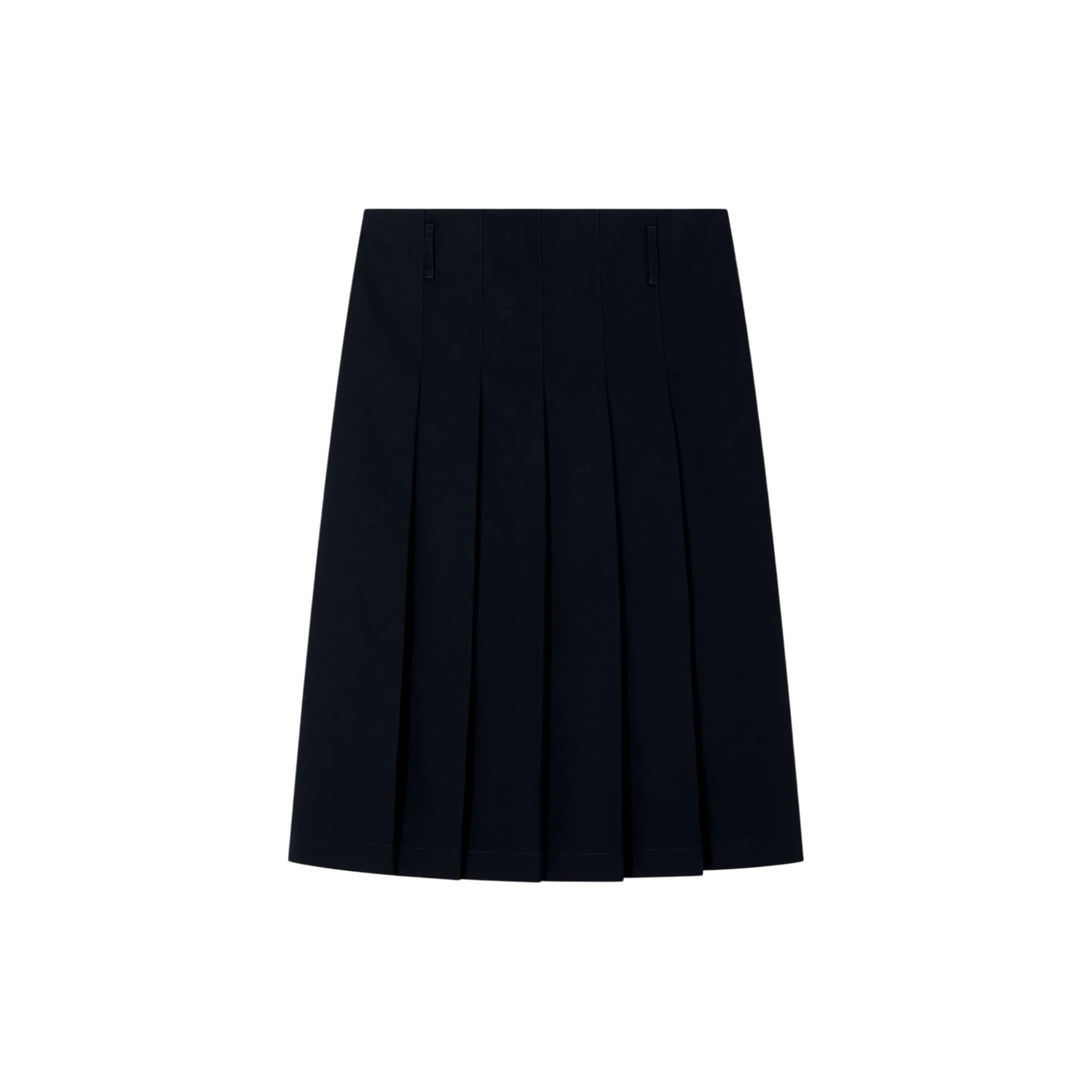 A.P.C. Pleated Navy Blue Skirt