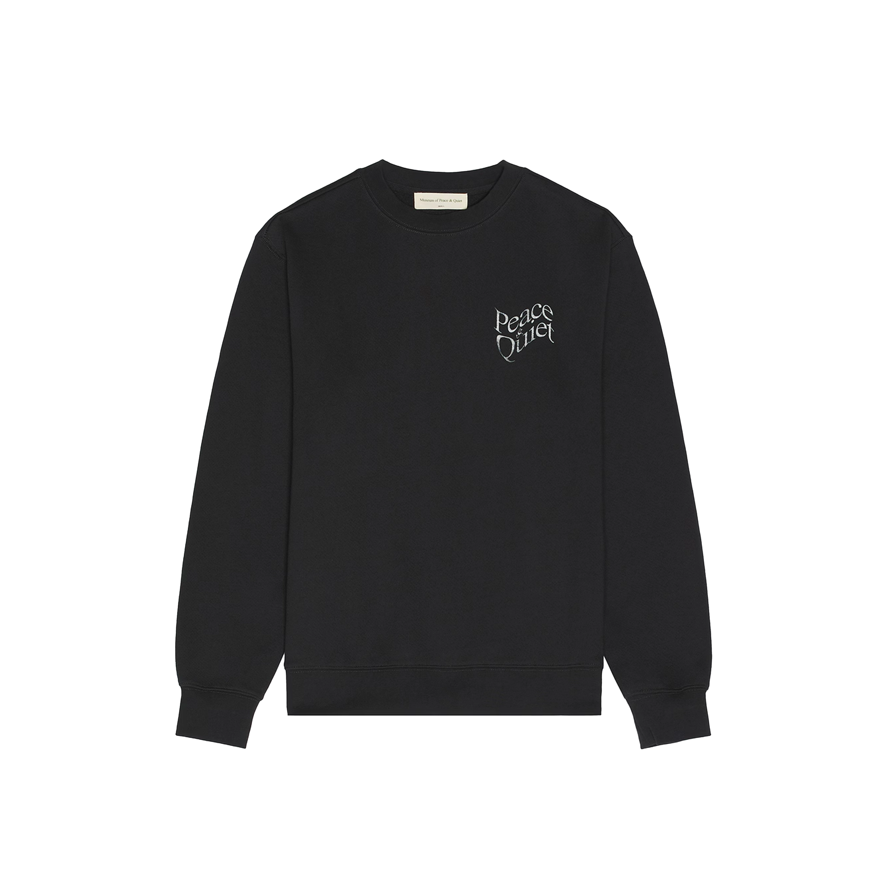 Museum of Peace & Quiet Warped Crewneck Black