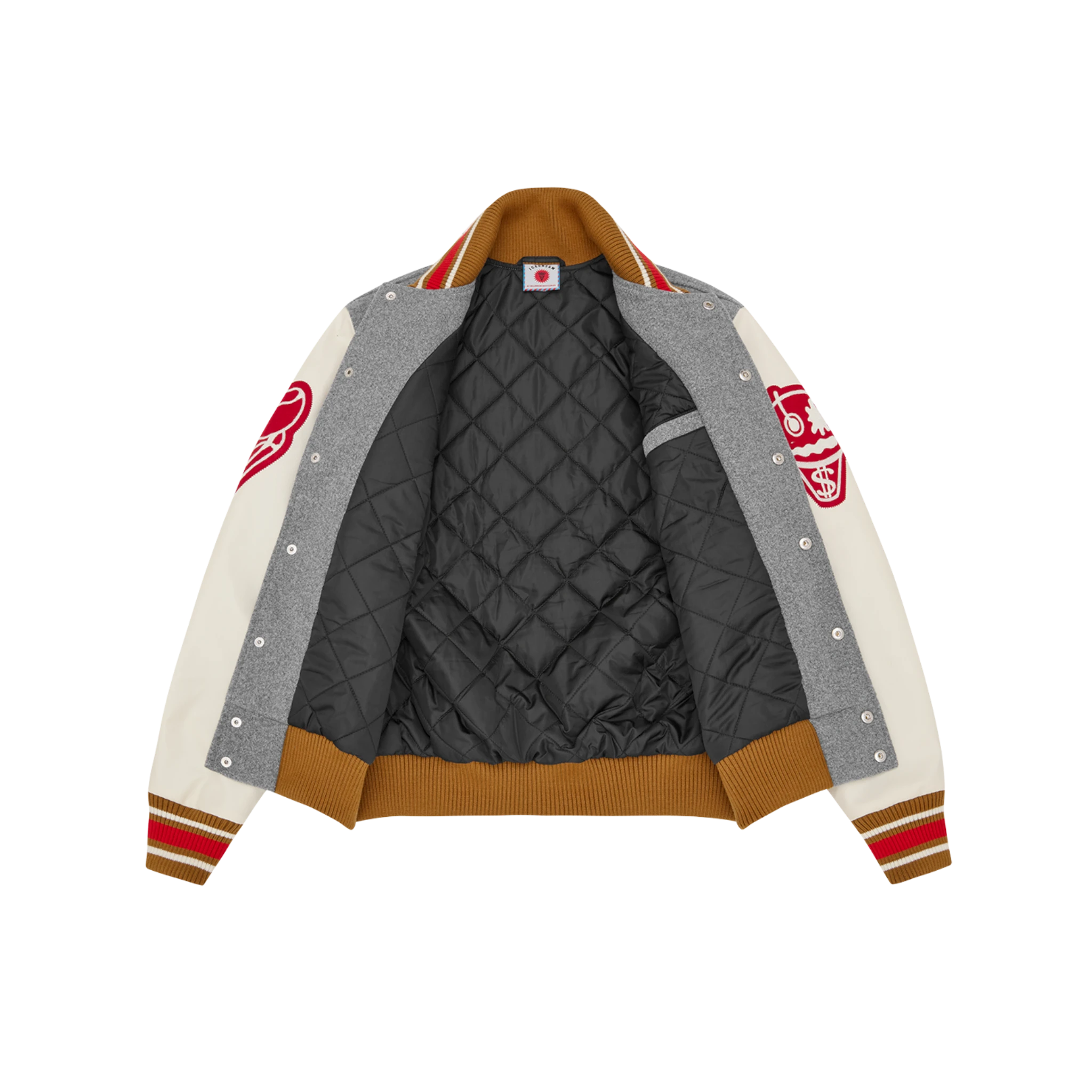 Icecream Waitress Varsity Jacket Grey