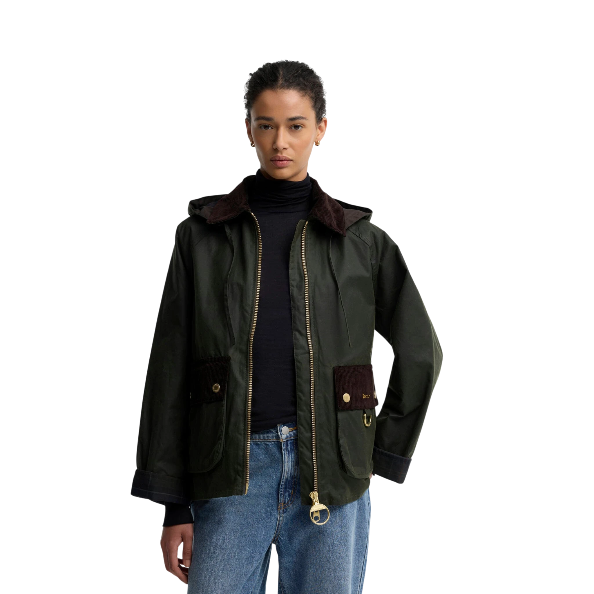 W Barbour Carville Wax Jacket