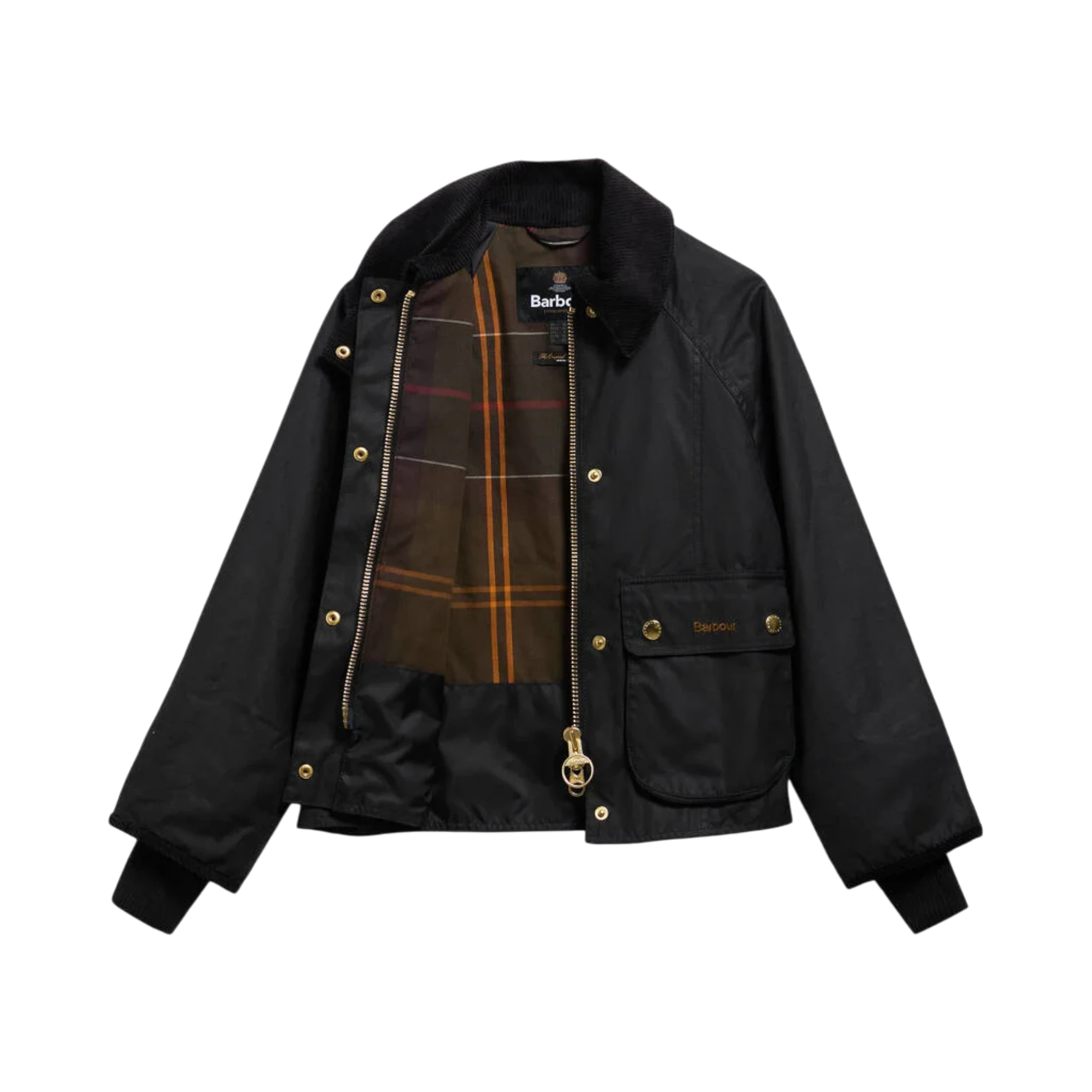W Barbour Beadnell Wax Jacket Crop