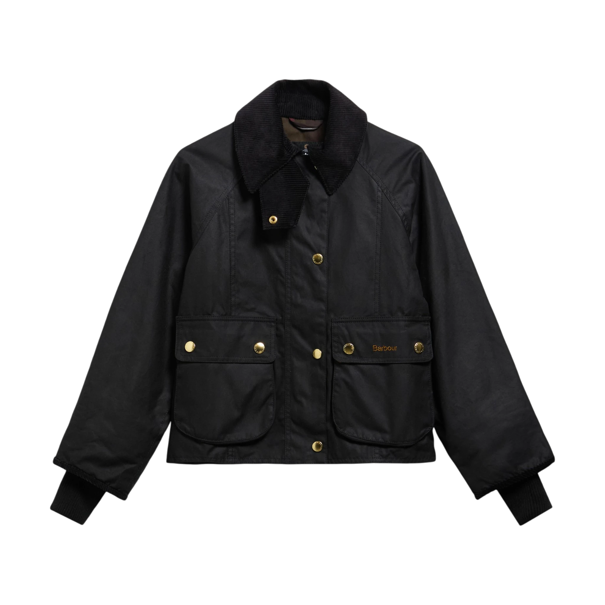 W Barbour Beadnell Wax Jacket Crop