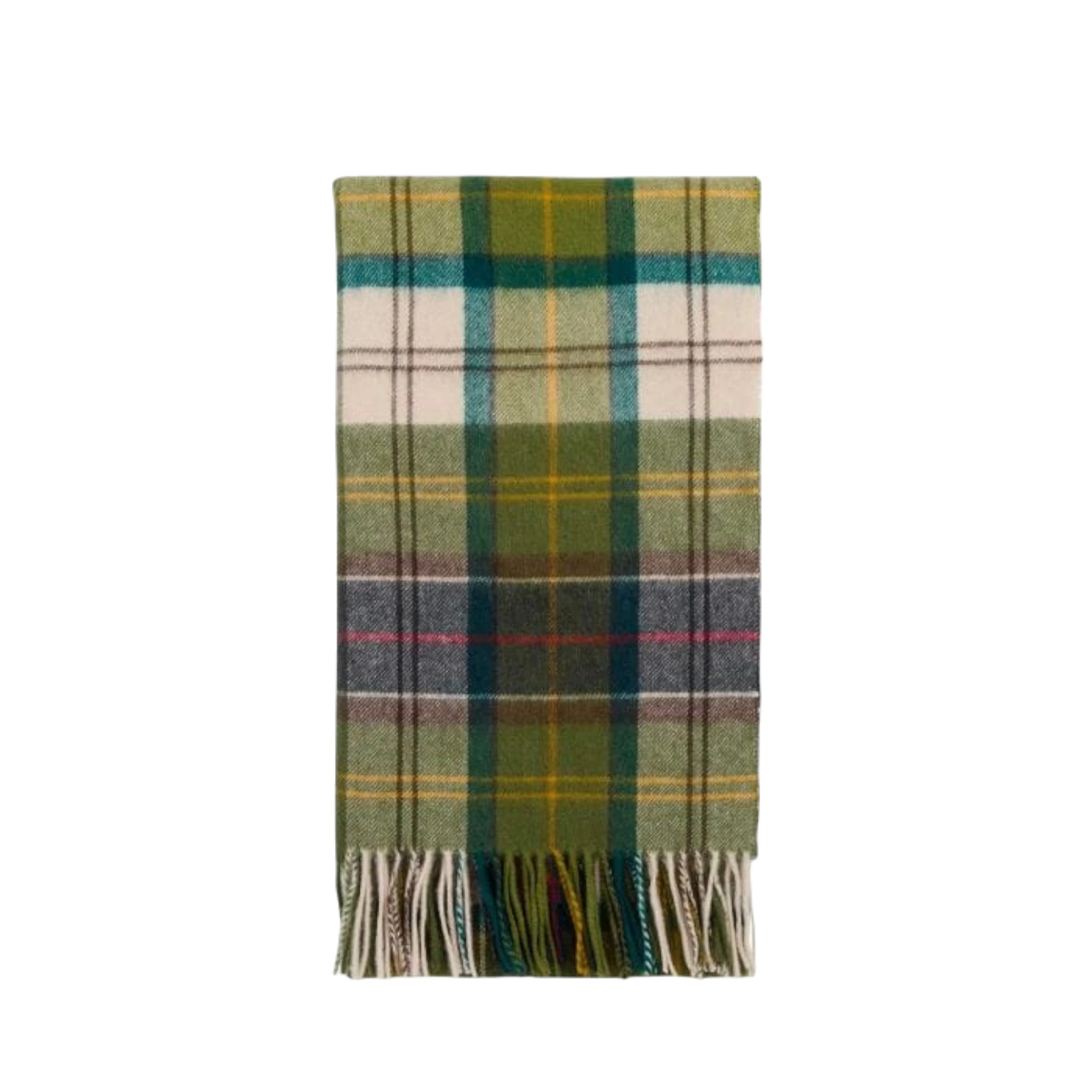 W Barbour Sciarpa Con Motivo Tartan In Lana D’Agnello Serena