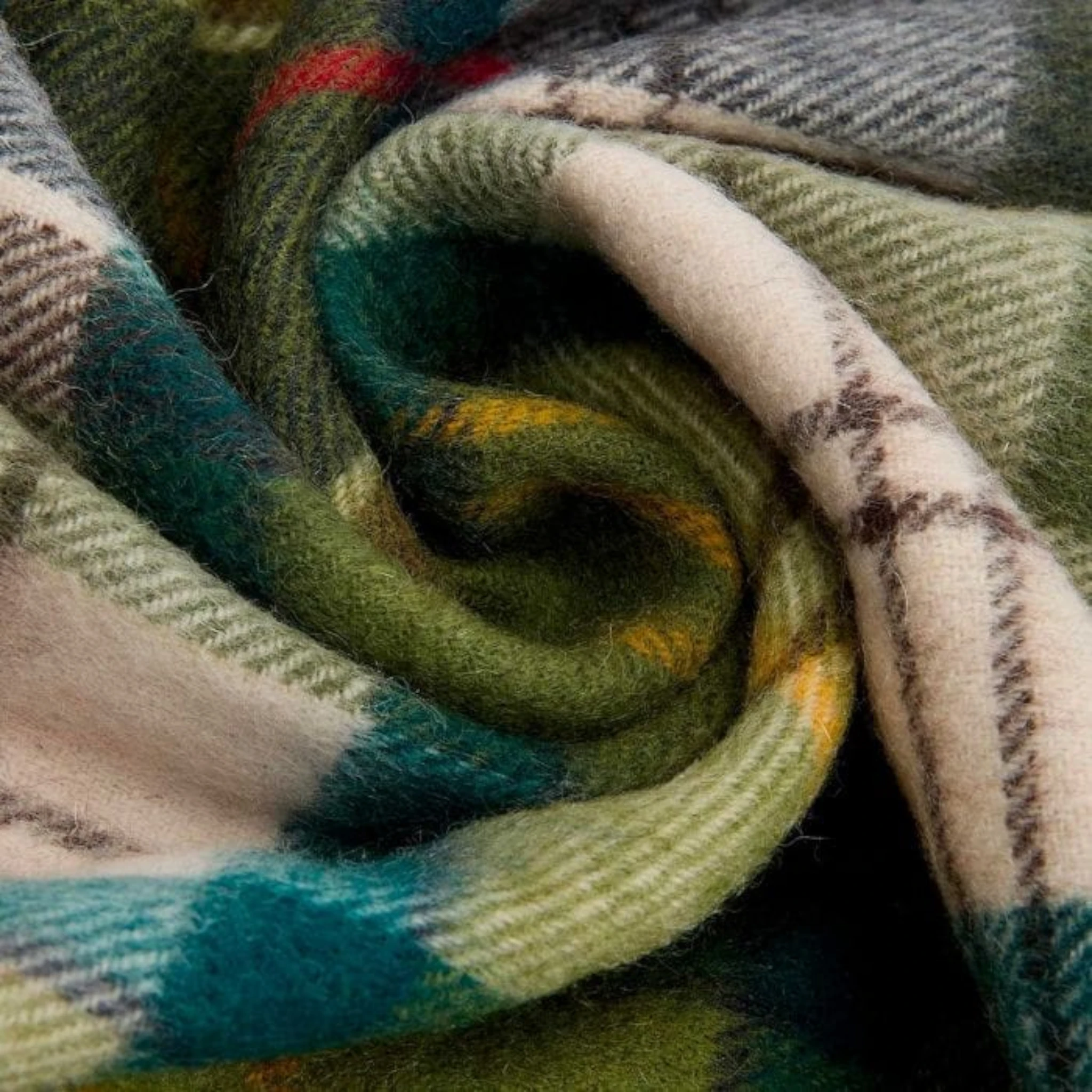 W Barbour Sciarpa Con Motivo Tartan In Lana D’Agnello Serena