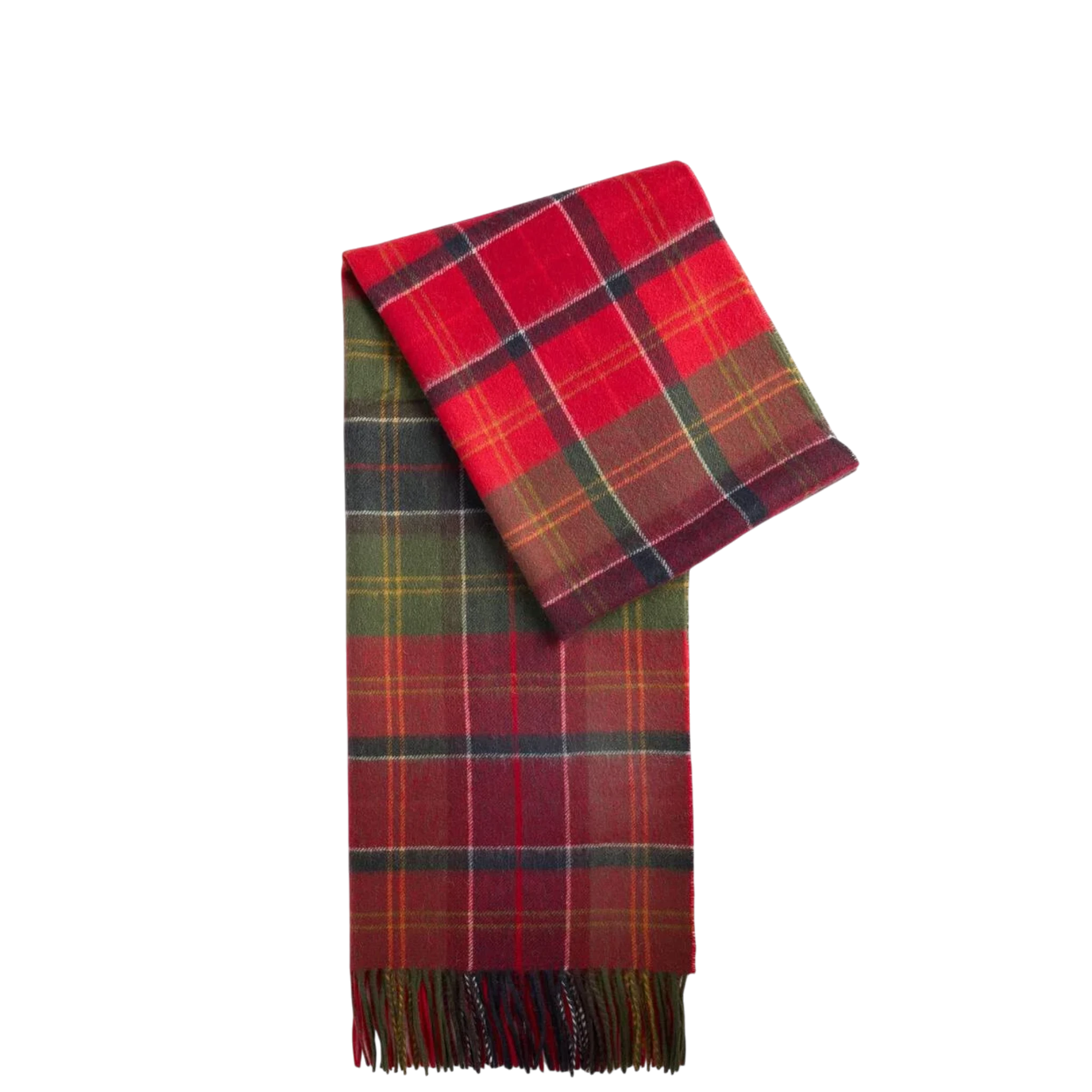 W Barbour Sciarpa Con Motivo Tartan In Lana D’Agnello Serena