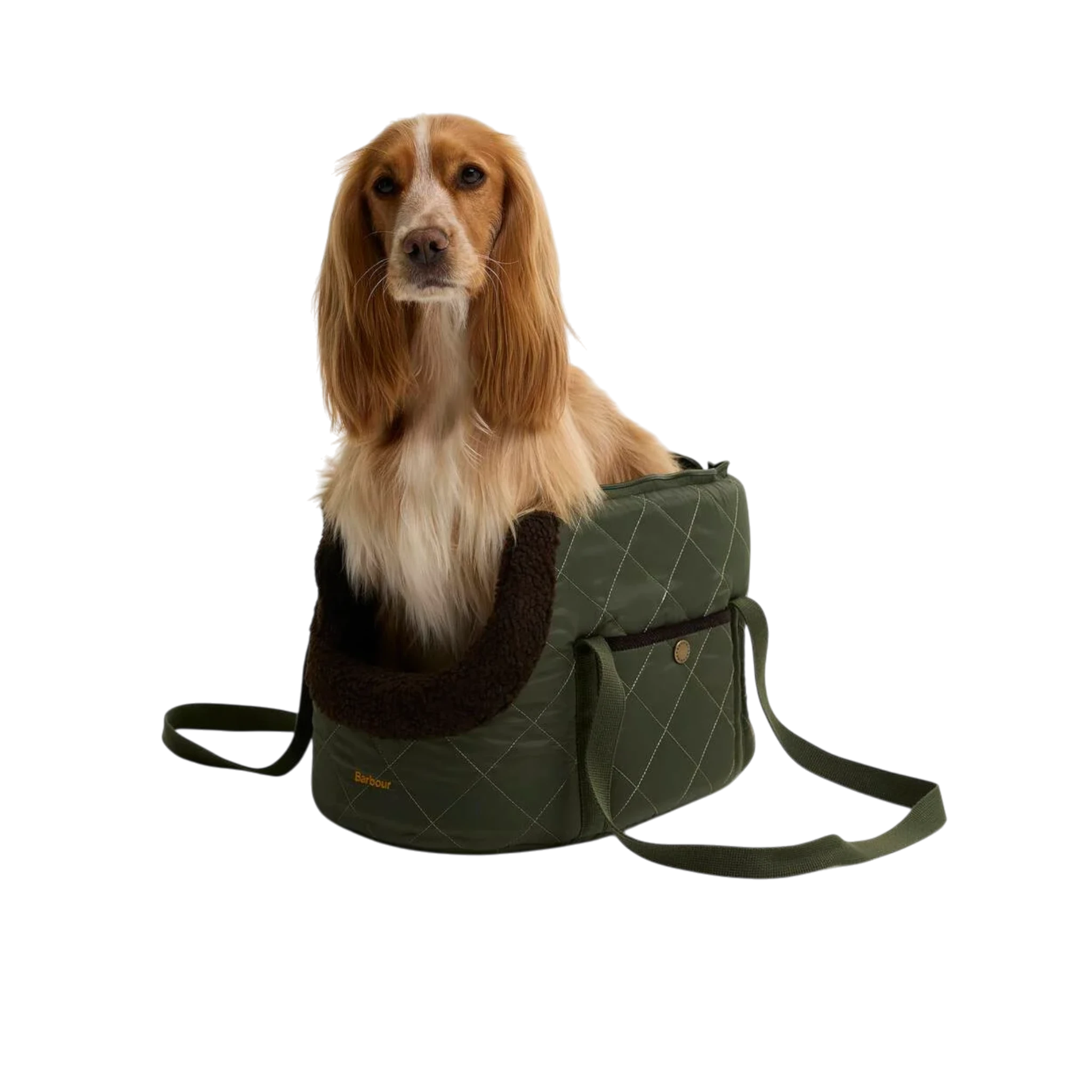 Barbour Quilted Dog Carrier For Small Dogs