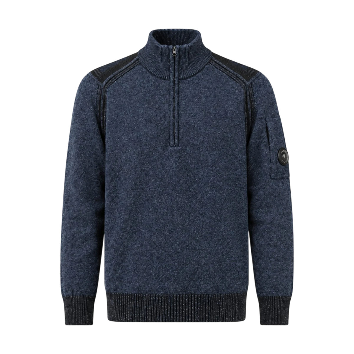 CP Company Knitwear Polo Collar Half Zip