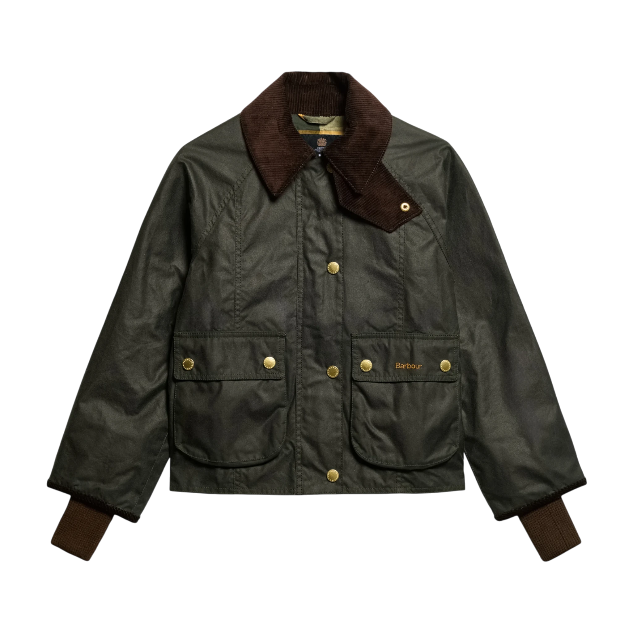 W Barbour Beadnell Wax Jacket Crop