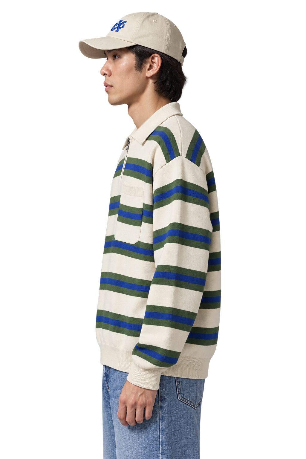 Ecstatic Research Border Polo Knit