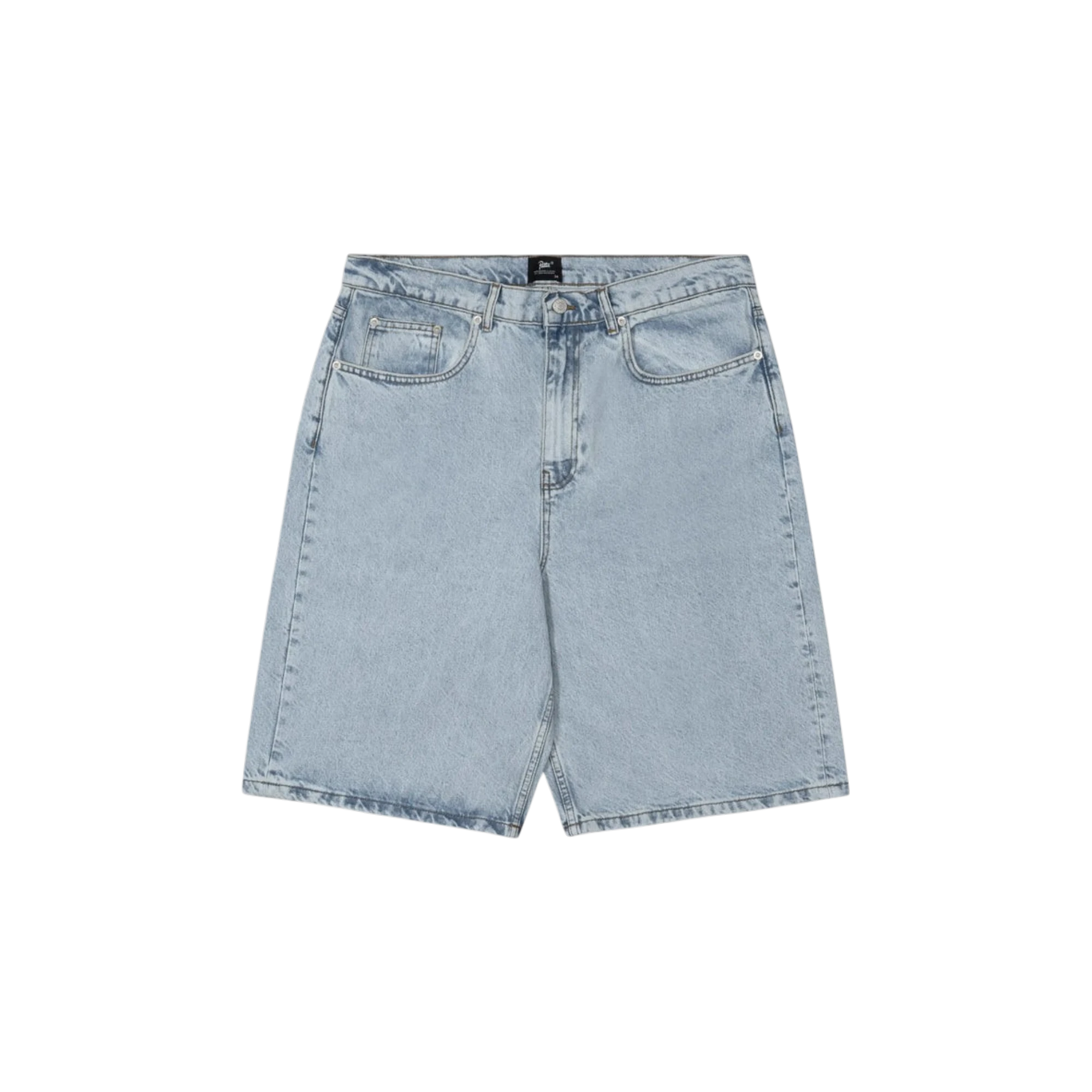 Patta Light Wash Denim Shorts (Light Blue Denim)