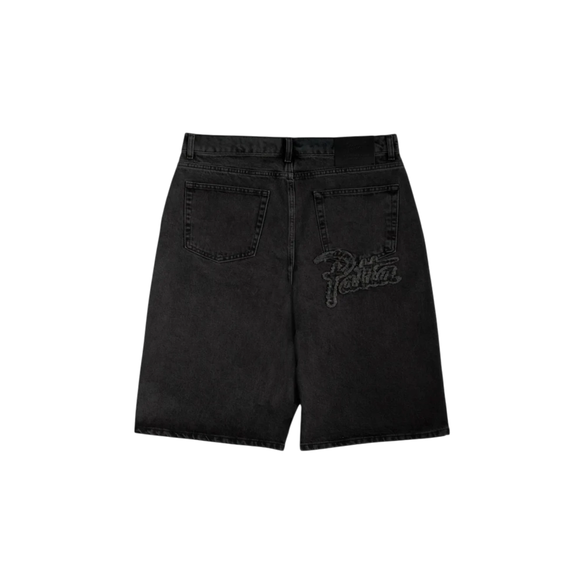 Patta Light Wash Denim Shorts (Black)