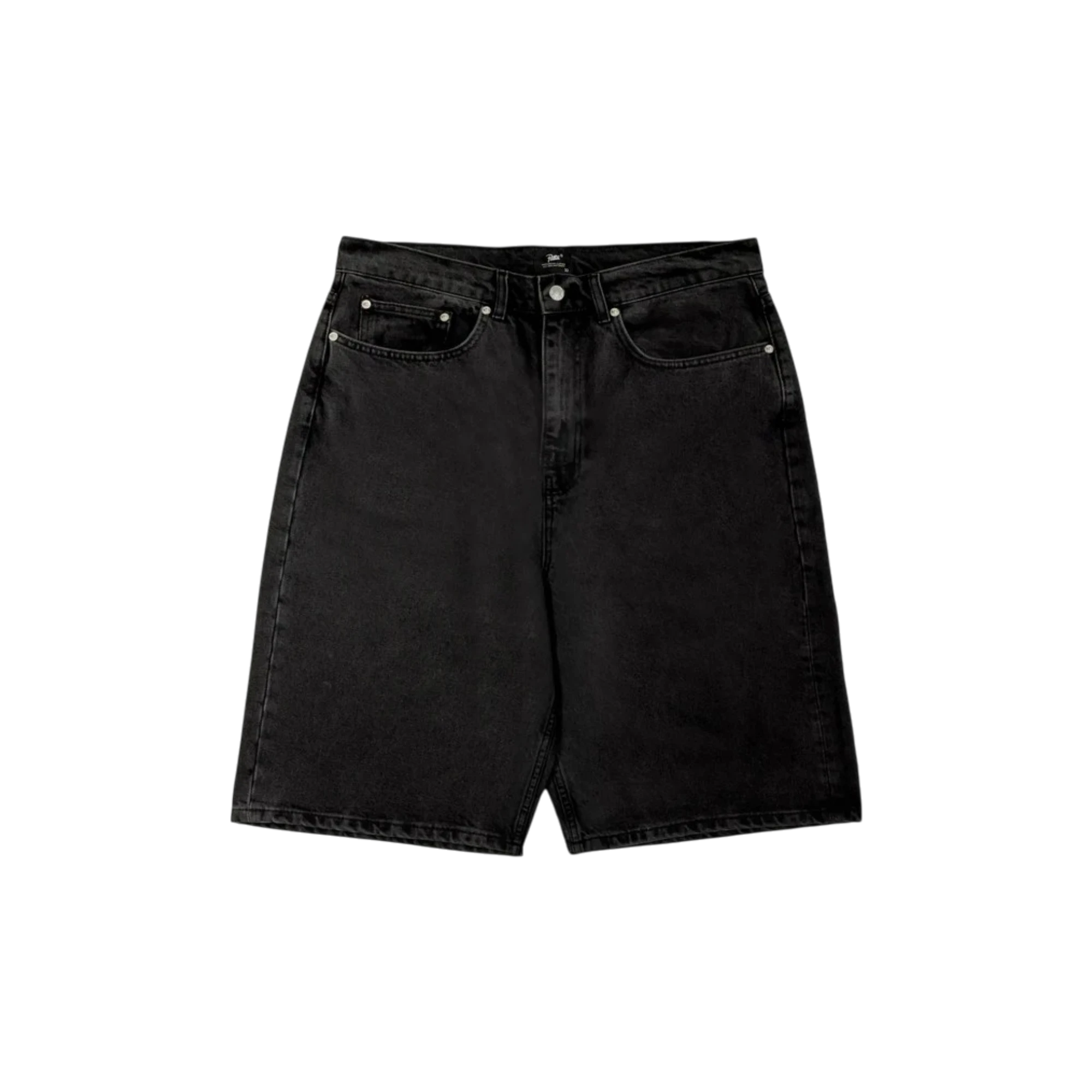 Patta Light Wash Denim Shorts (Black)
